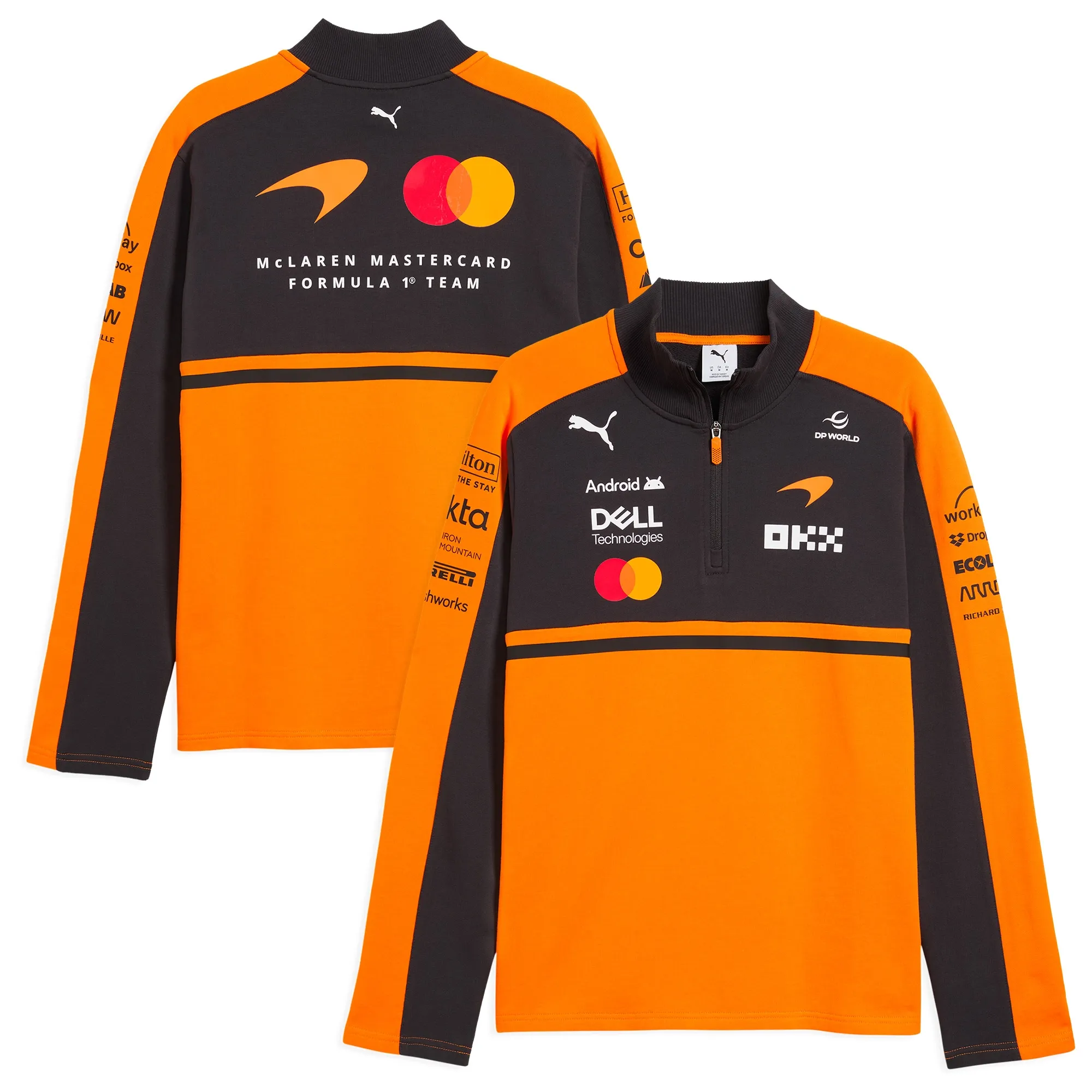 PUMA x McLAREN RACING Replica Sweatshirt Men in Orange | Size 3XL