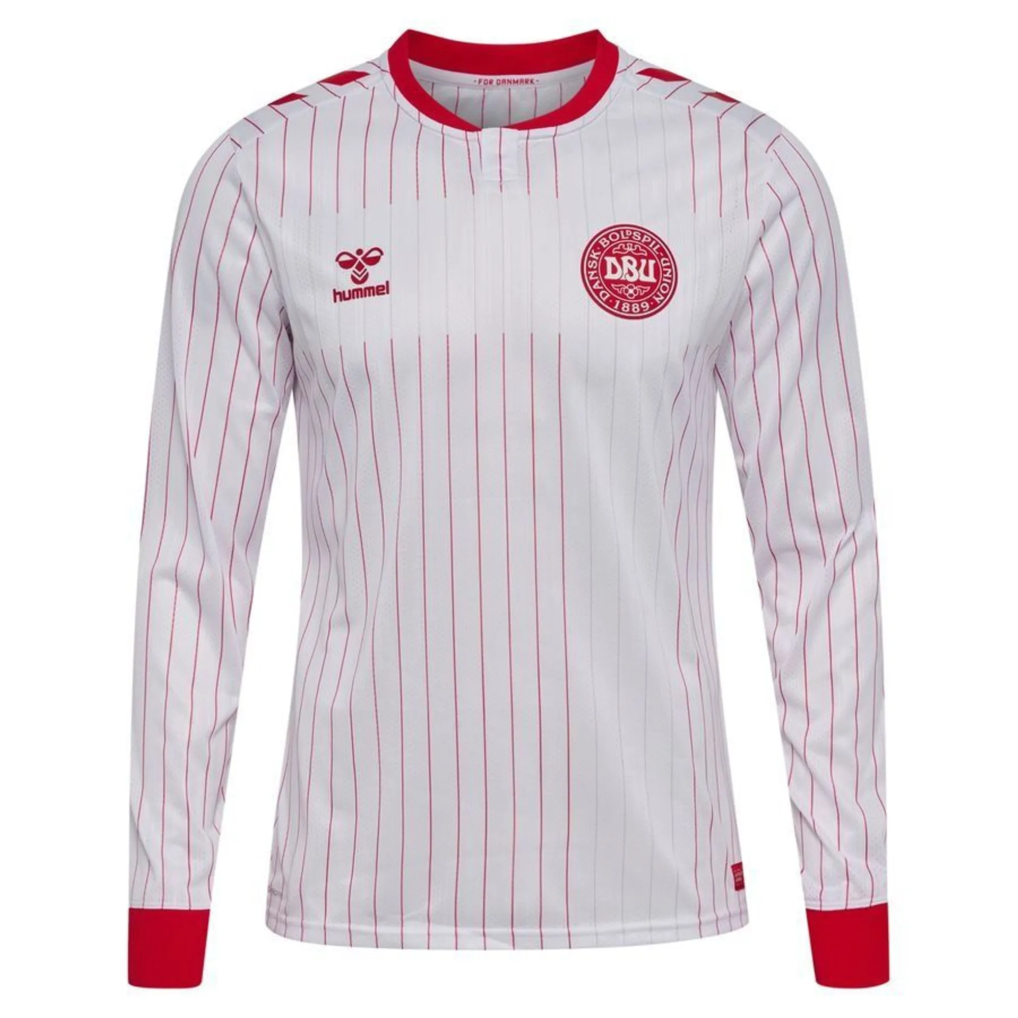 Denmark Away Shirt 2026/27 Pro Long Sleeves - ['White']