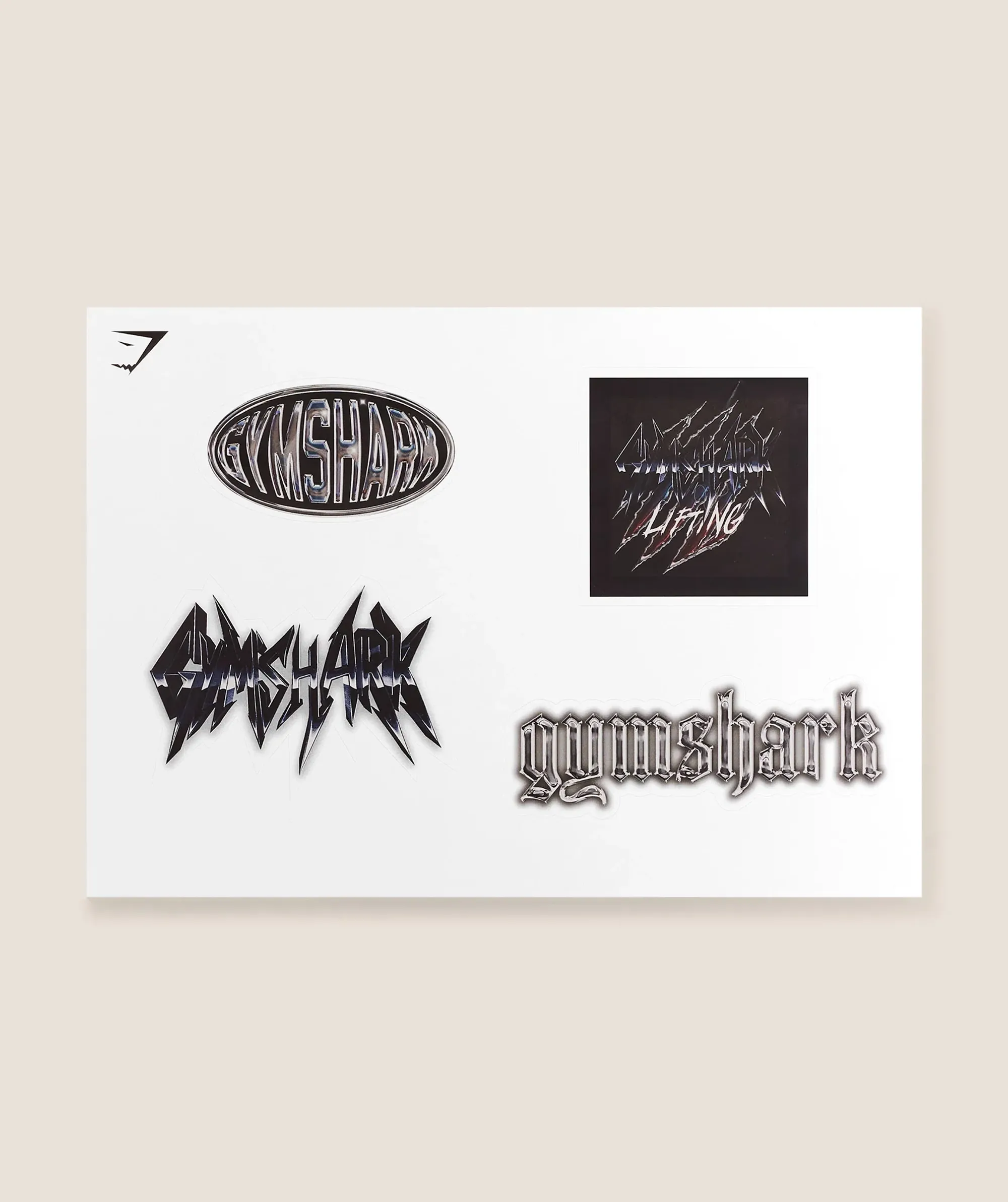 Gymshark Sticker Pack -  Metallic Pack