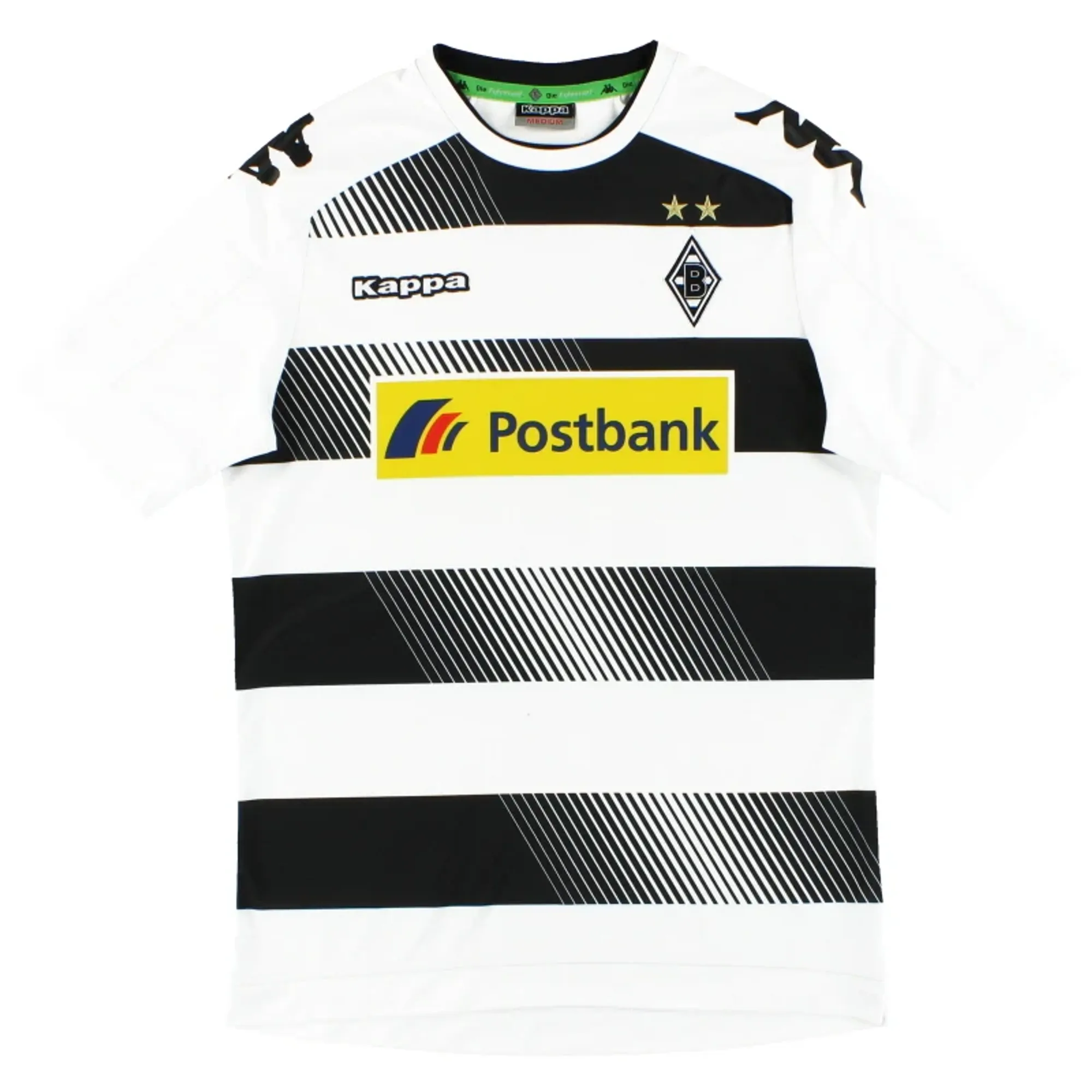 2016-17 Borussia Monchengladbach Kappa Home Shirt L - Borussia Monchengladbach / Excellent 