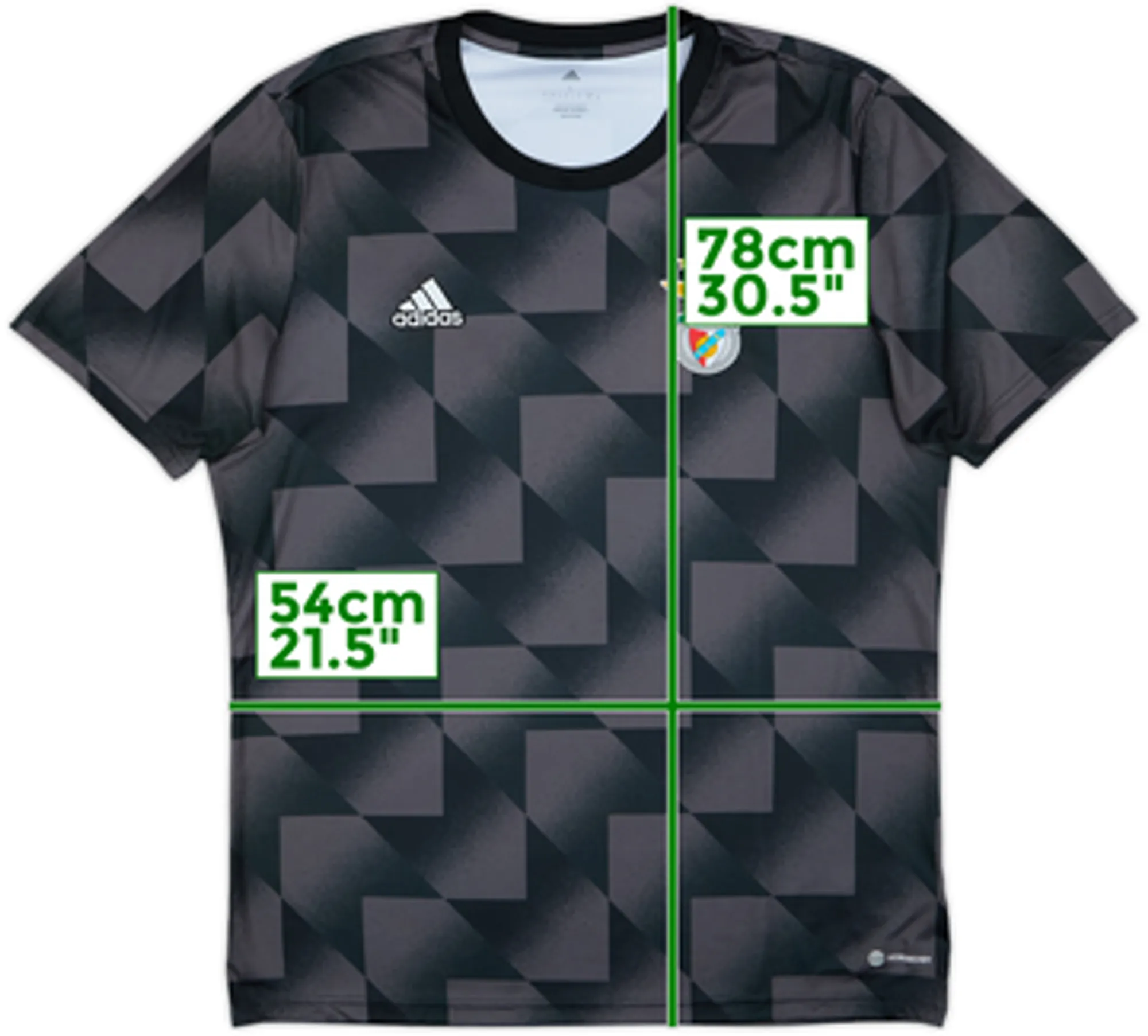 2022-23 Benfica adidas Pre-Match Training Shirt - 10/10 - (L)