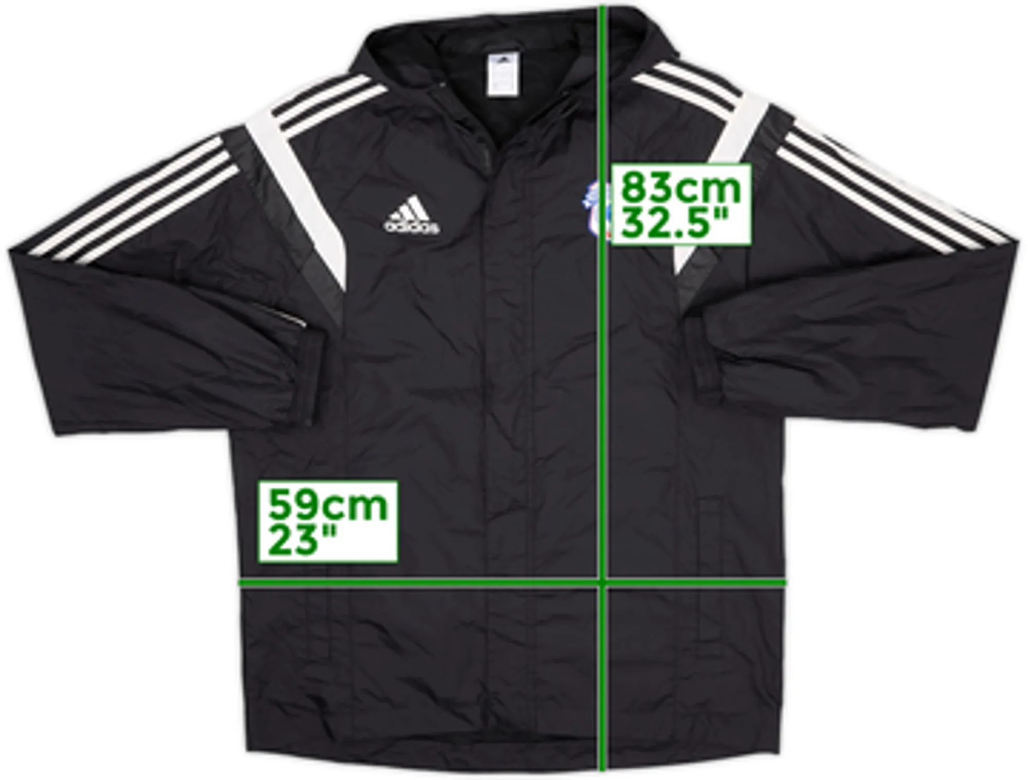 2015-16 Cardiff adidas Hooded Track Jacket - 8/10 - (L)