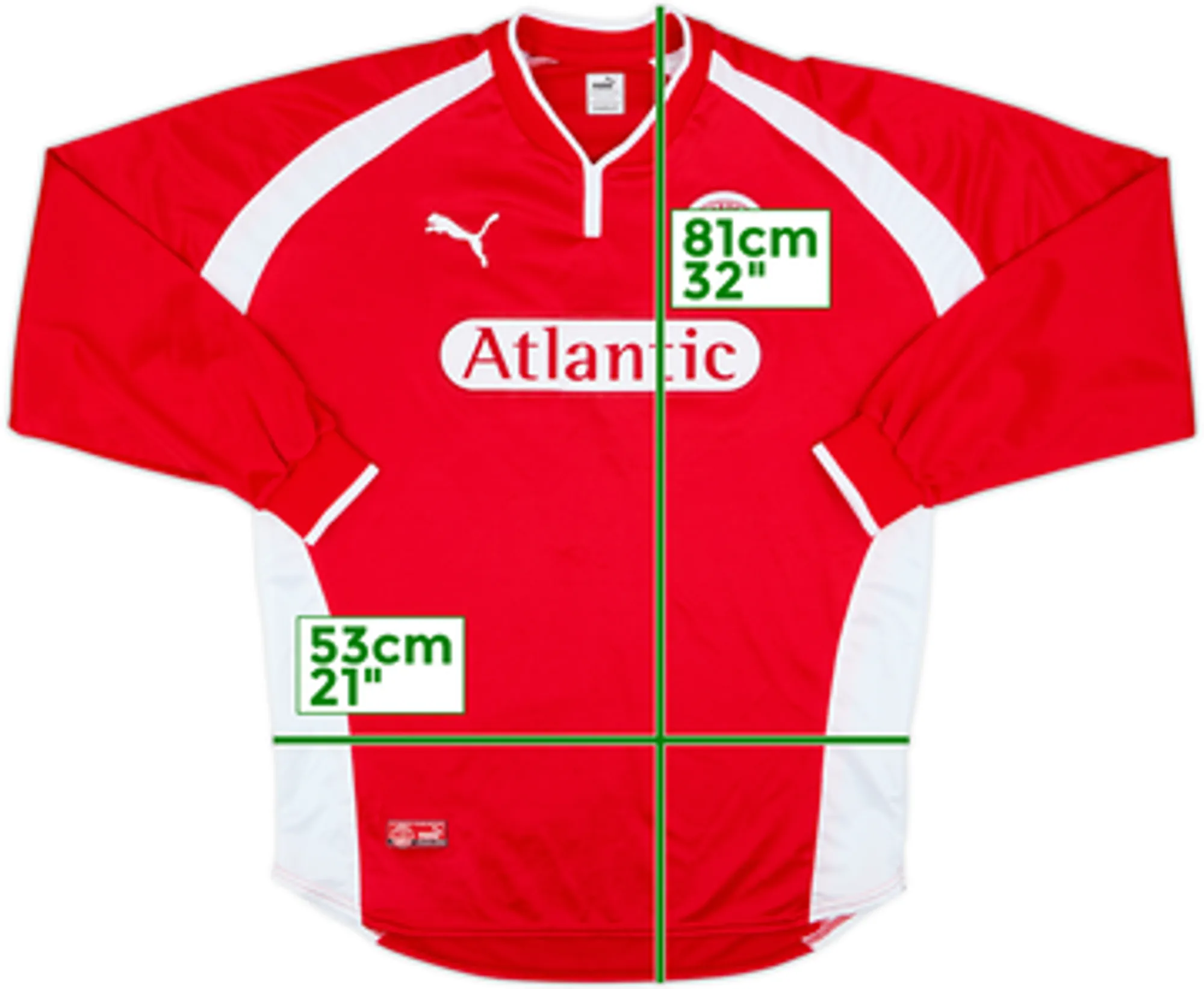 2000-01 Aberdeen Home L/S Shirt - 8/10 - (M)