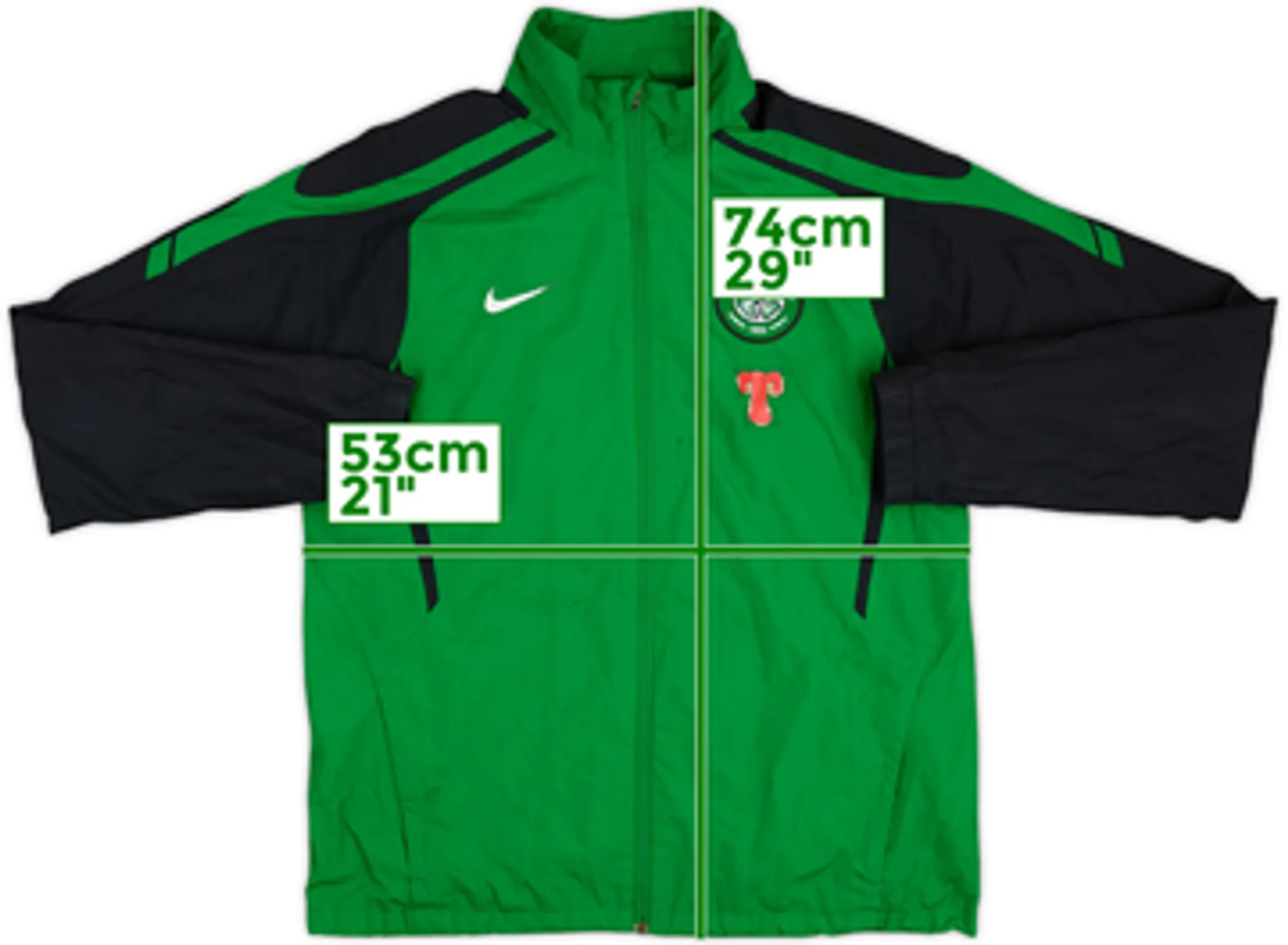 2011-12 Celtic Nike Track Jacket - 5/10 - (M)
