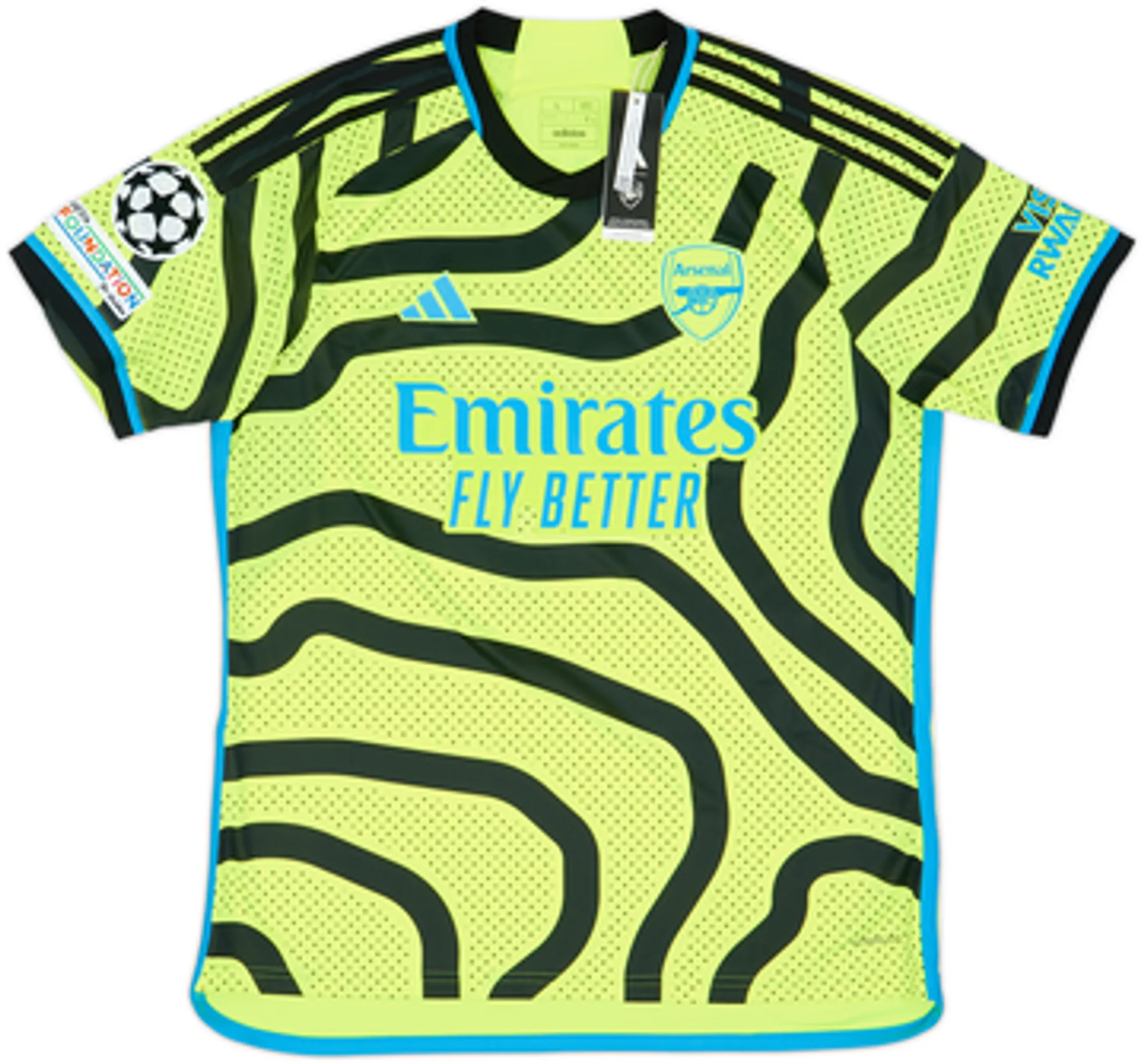 2023-24 Arsenal Away Shirt White #4 (L)