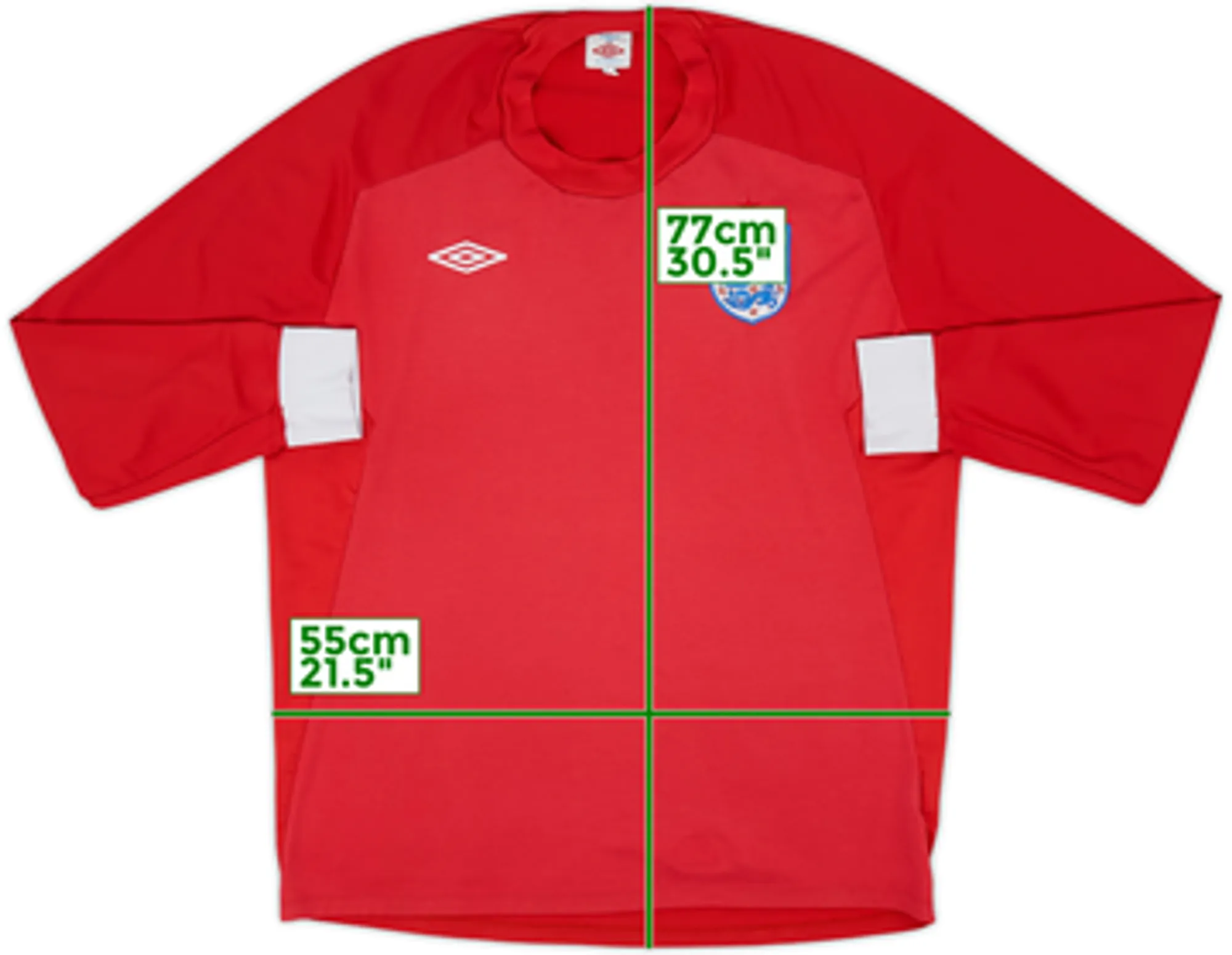 2010-11 England Away L/S Shirt - 5/10 - (XL)