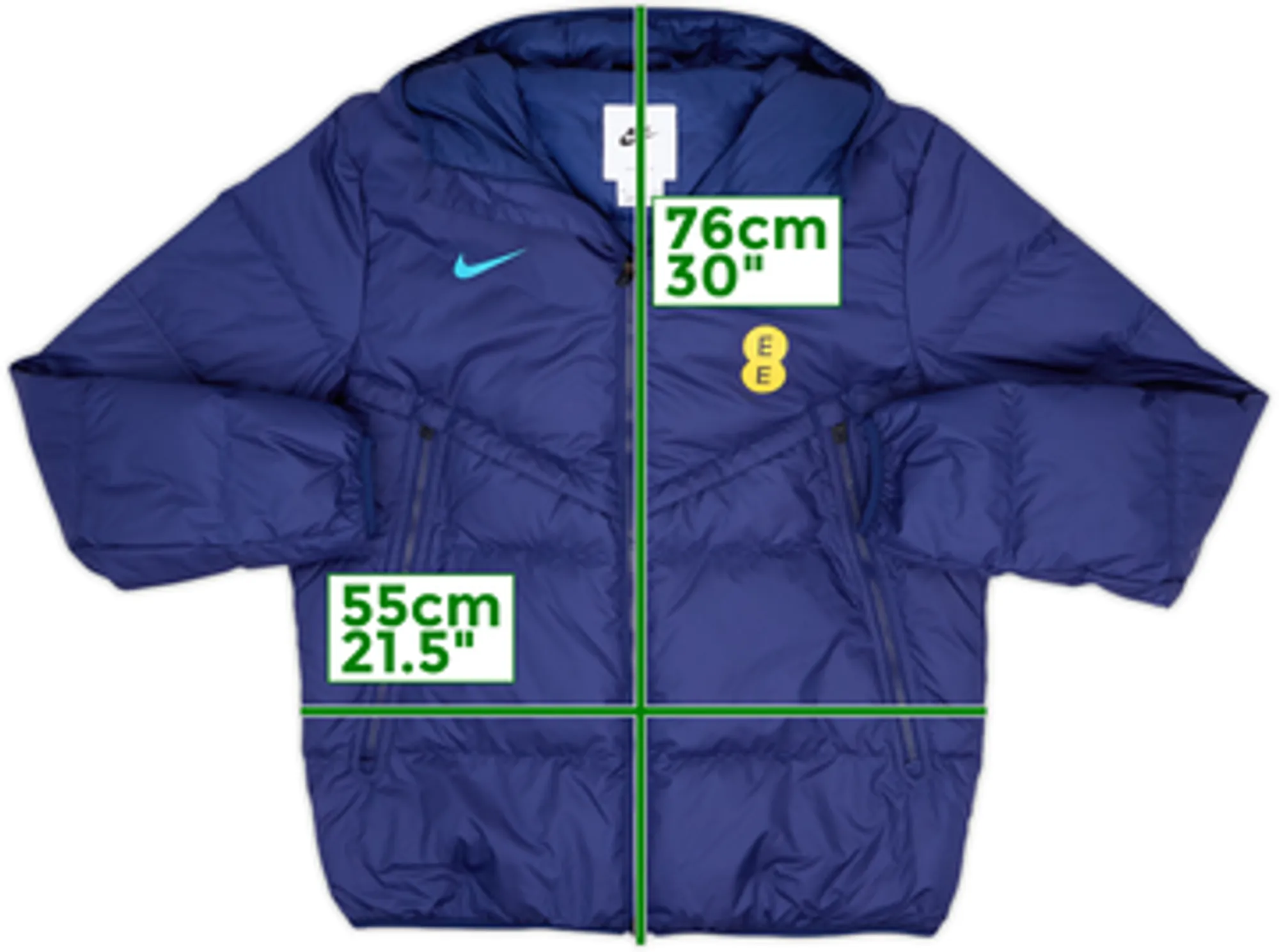 2022-23 England Nike Player Issue Padded Bench Coat - 10/10 - (M)