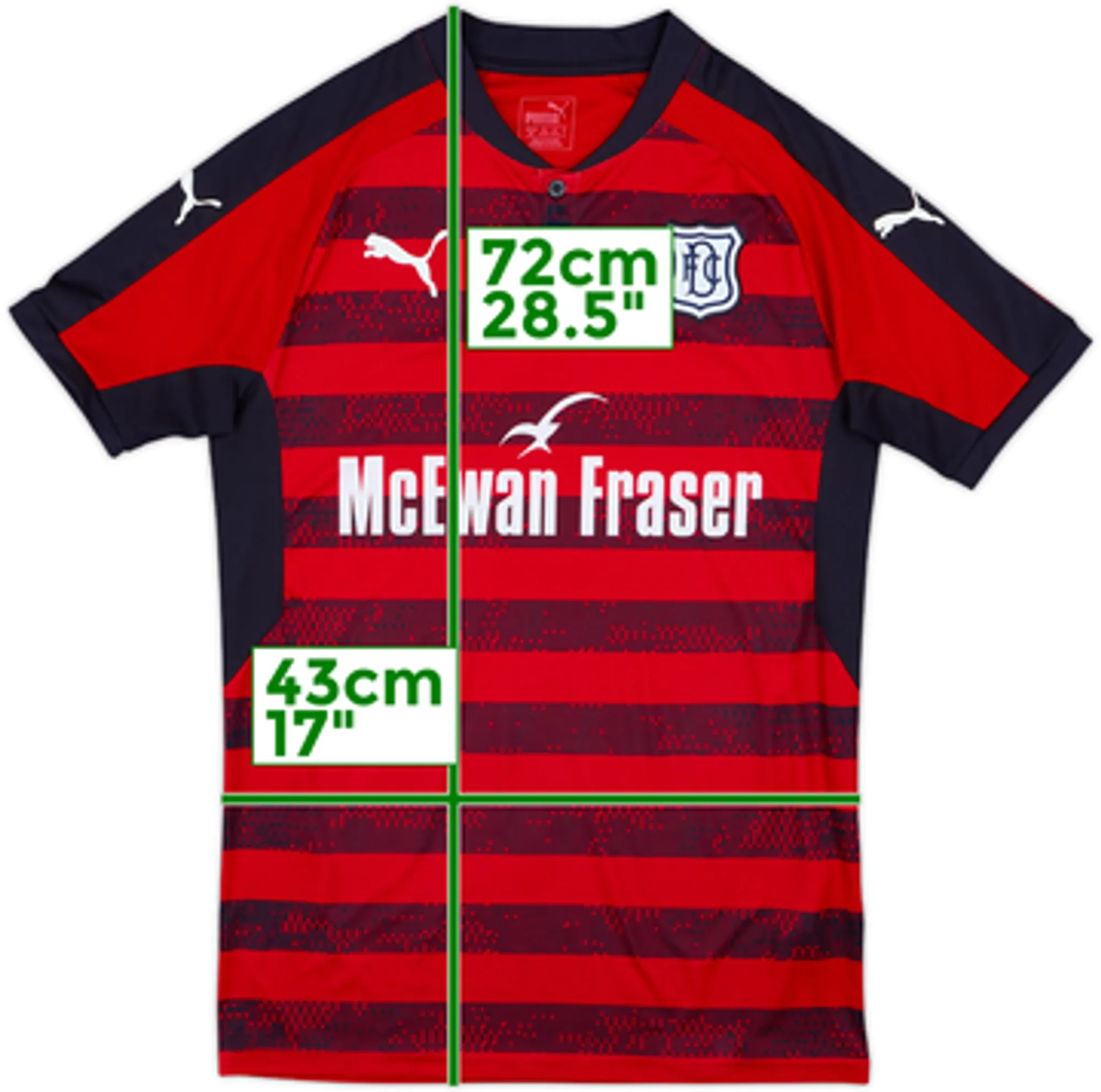 2017-18 Dundee Away Shirt - 9/10 - (S)