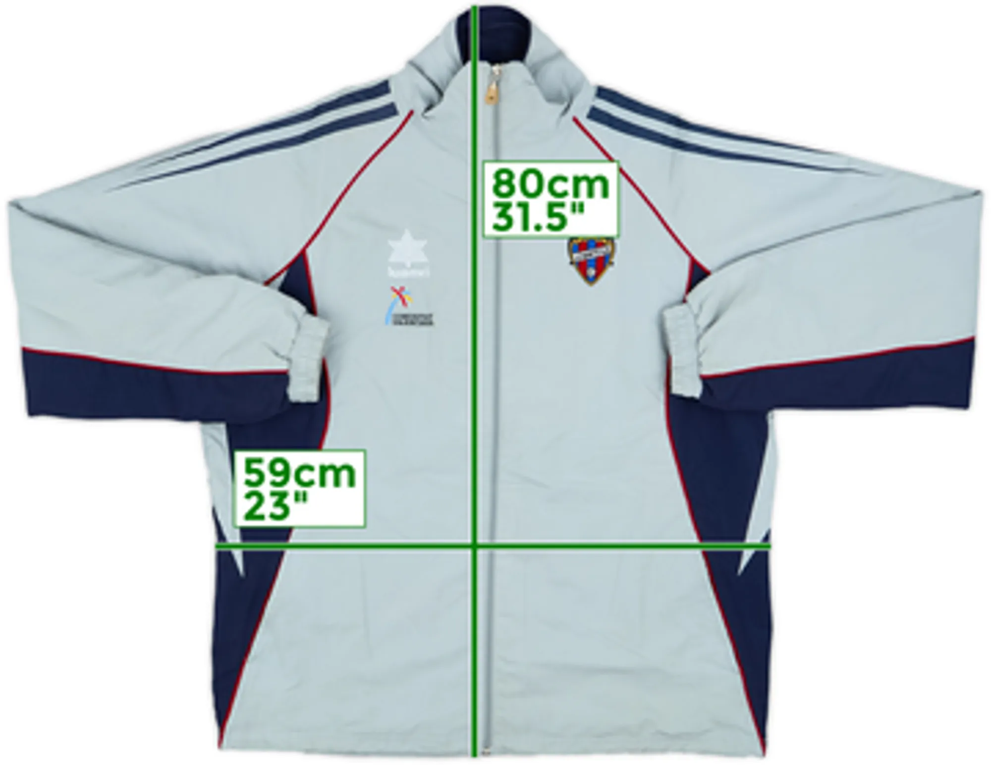 2010-11 Levante Luanvi Track Jacket - 8/10 - (L)