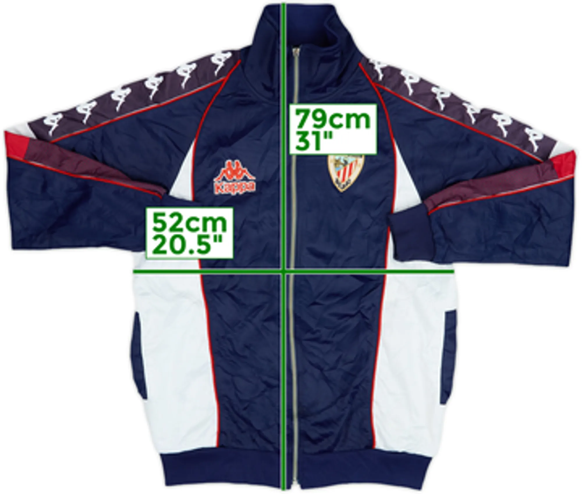 1998-99 Athletic Bilbao Kappa Track Jacket - 5/10 - (L)