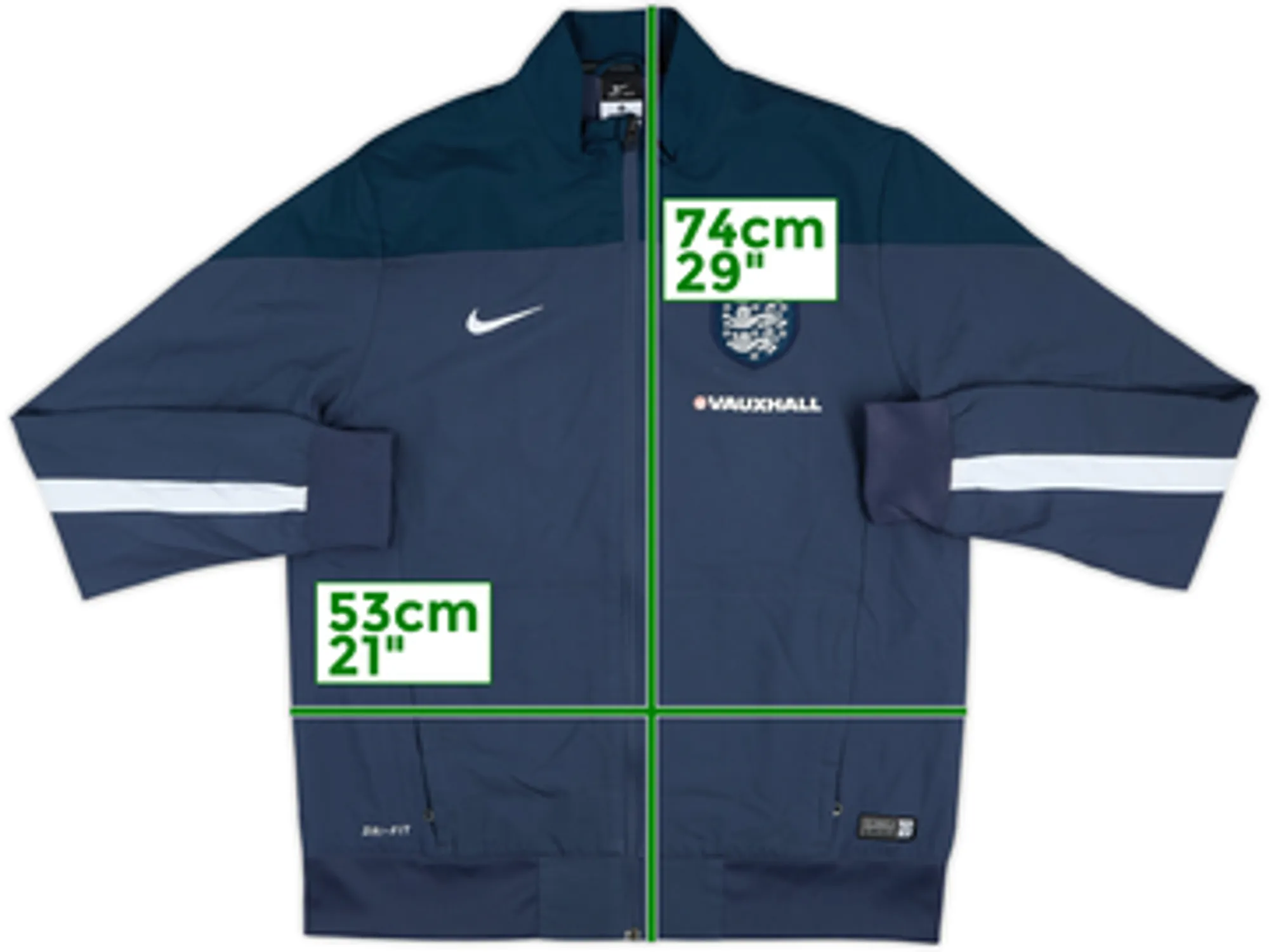 2014-16 England Nike Track Jacket - 8/10 - (M)