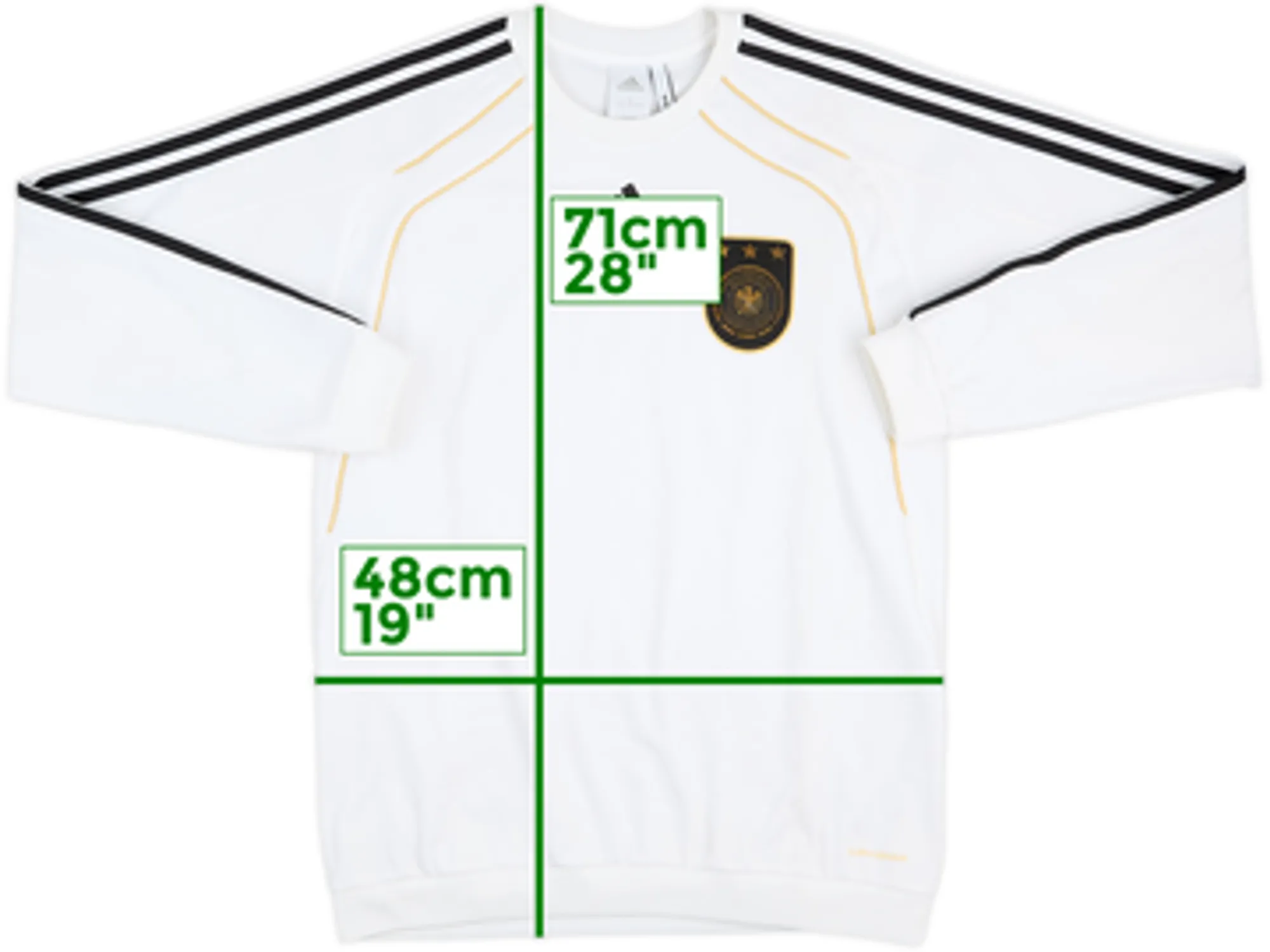 2010-12 Germany adidas Sweat Top - 7/10 - (S)
