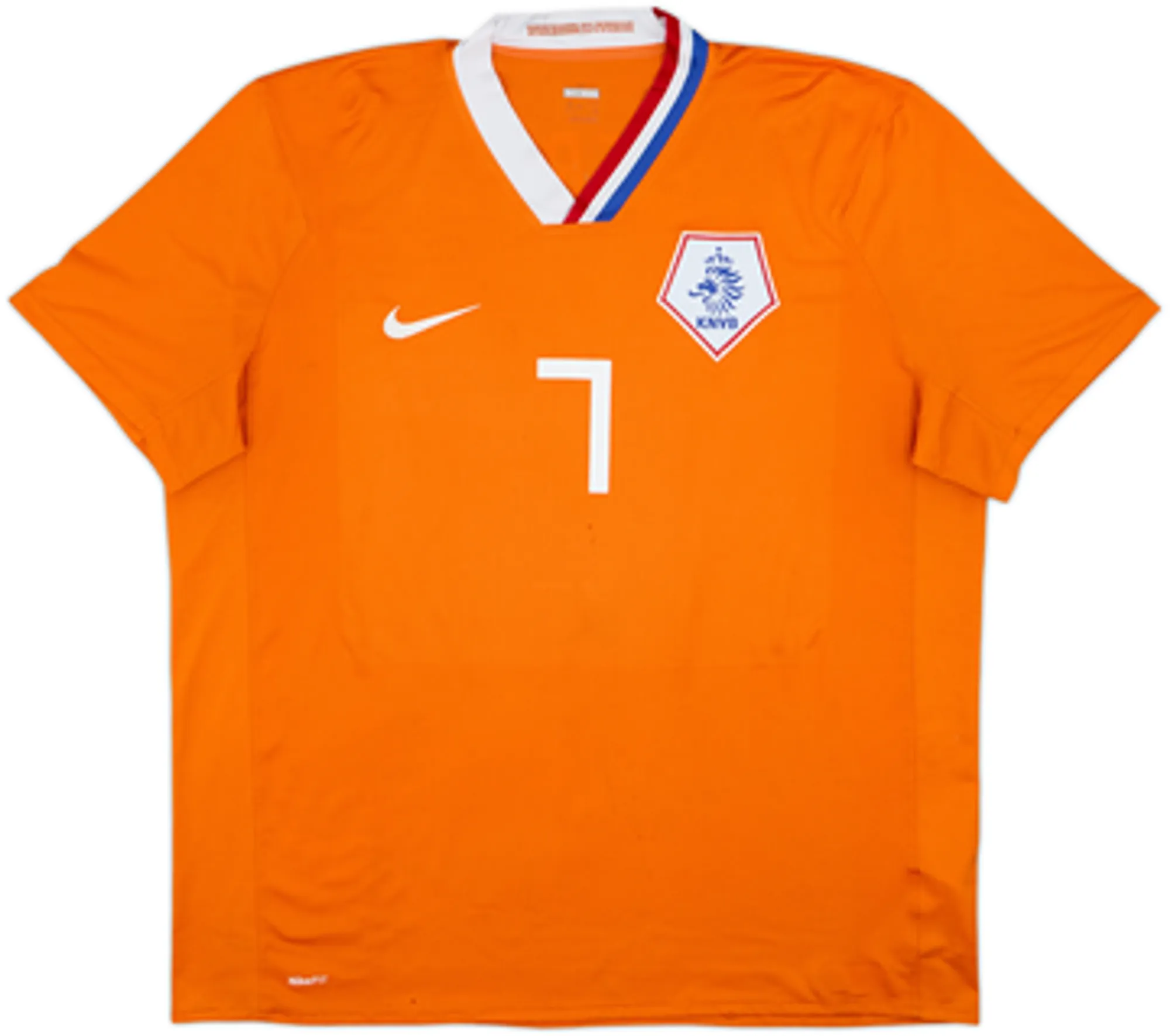 2008-10 Netherlands Home Shirt V.Persie #7 - 5/10 - (XXL)