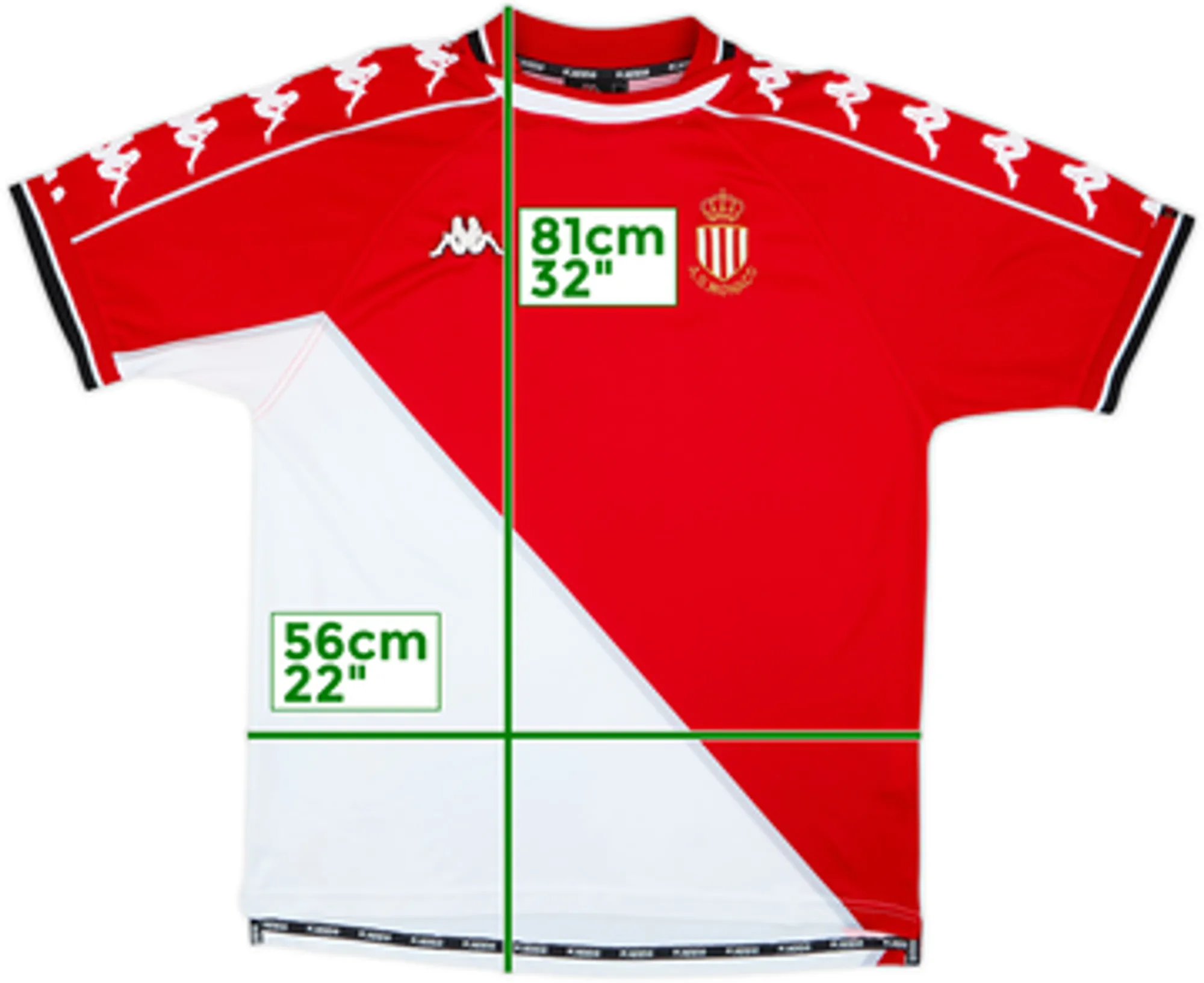 1999-00 Monaco Home Shirt - 9/10 - (L)