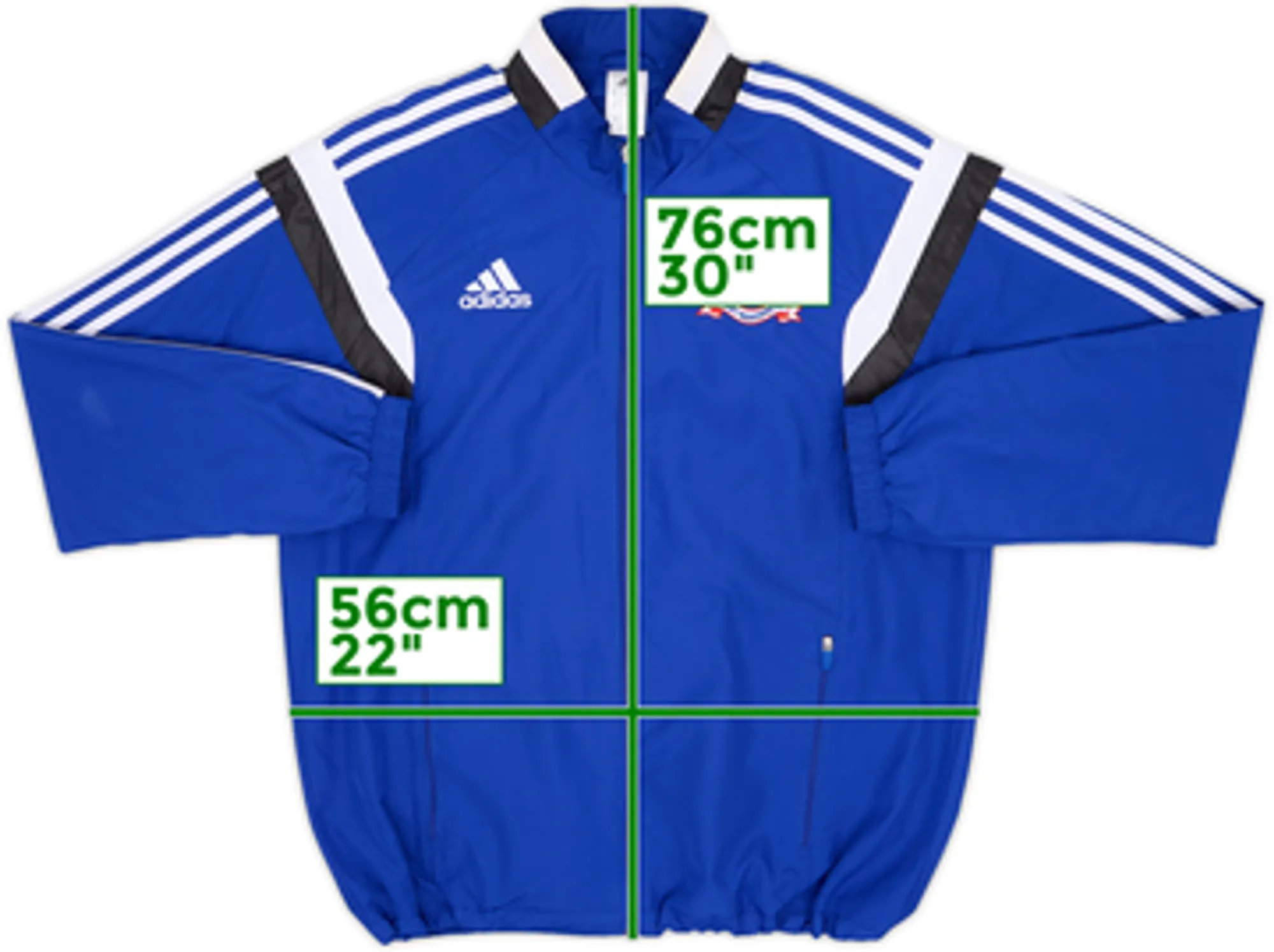 2013-14 Valley Rangers adidas Track Jacket - 7/10 - (L)