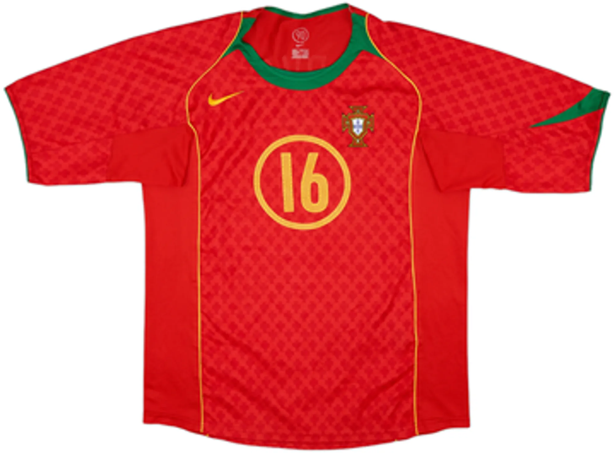 2004-06 Portugal Home Shirt R. Carvalho #16 - 7/10 - (L)