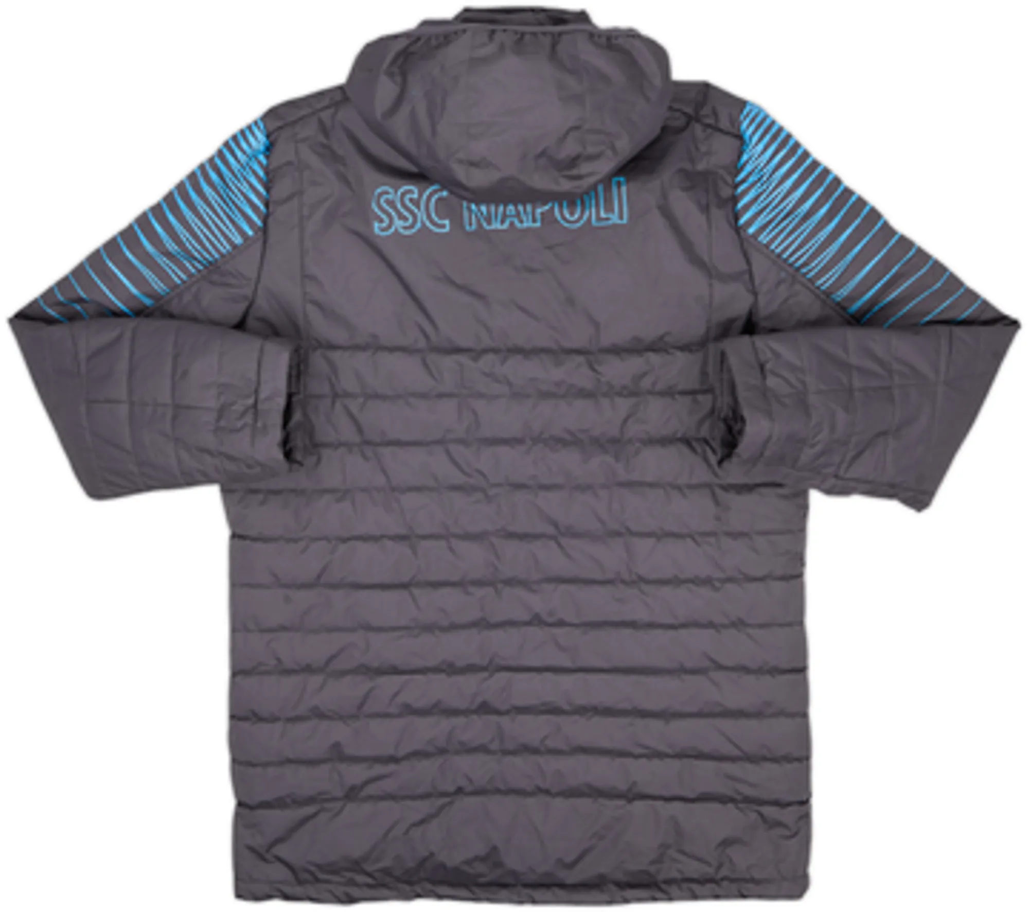 2013-14 Napoli Macron Padded Bench Coat - 7/10 - (XL)