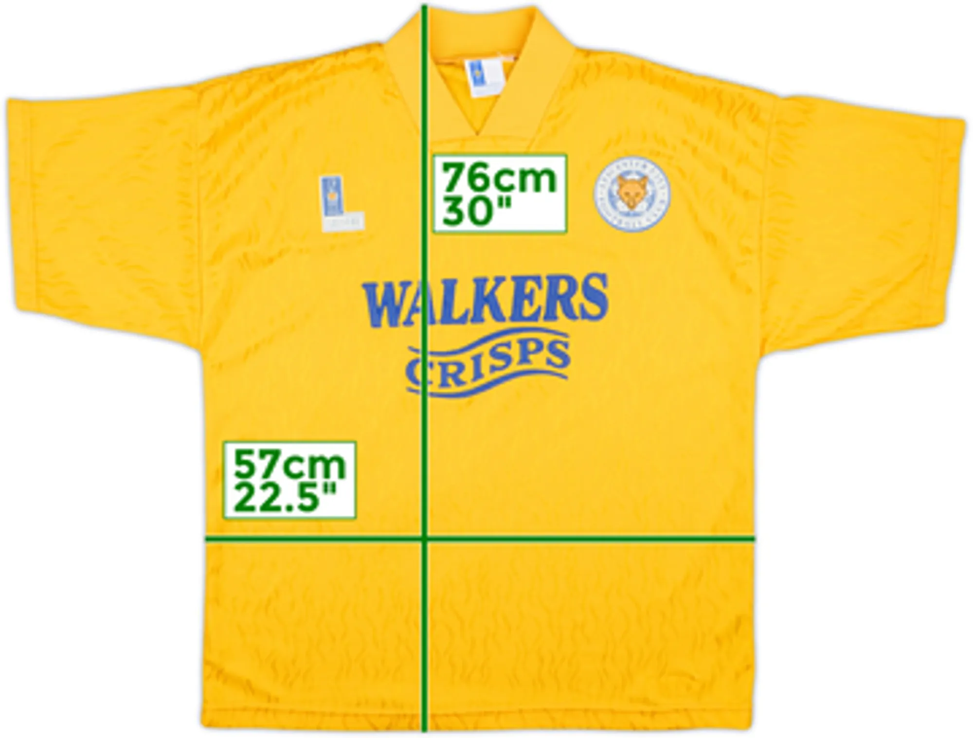 1992-94 Leicester Third Shirt - 8/10 - (L)
