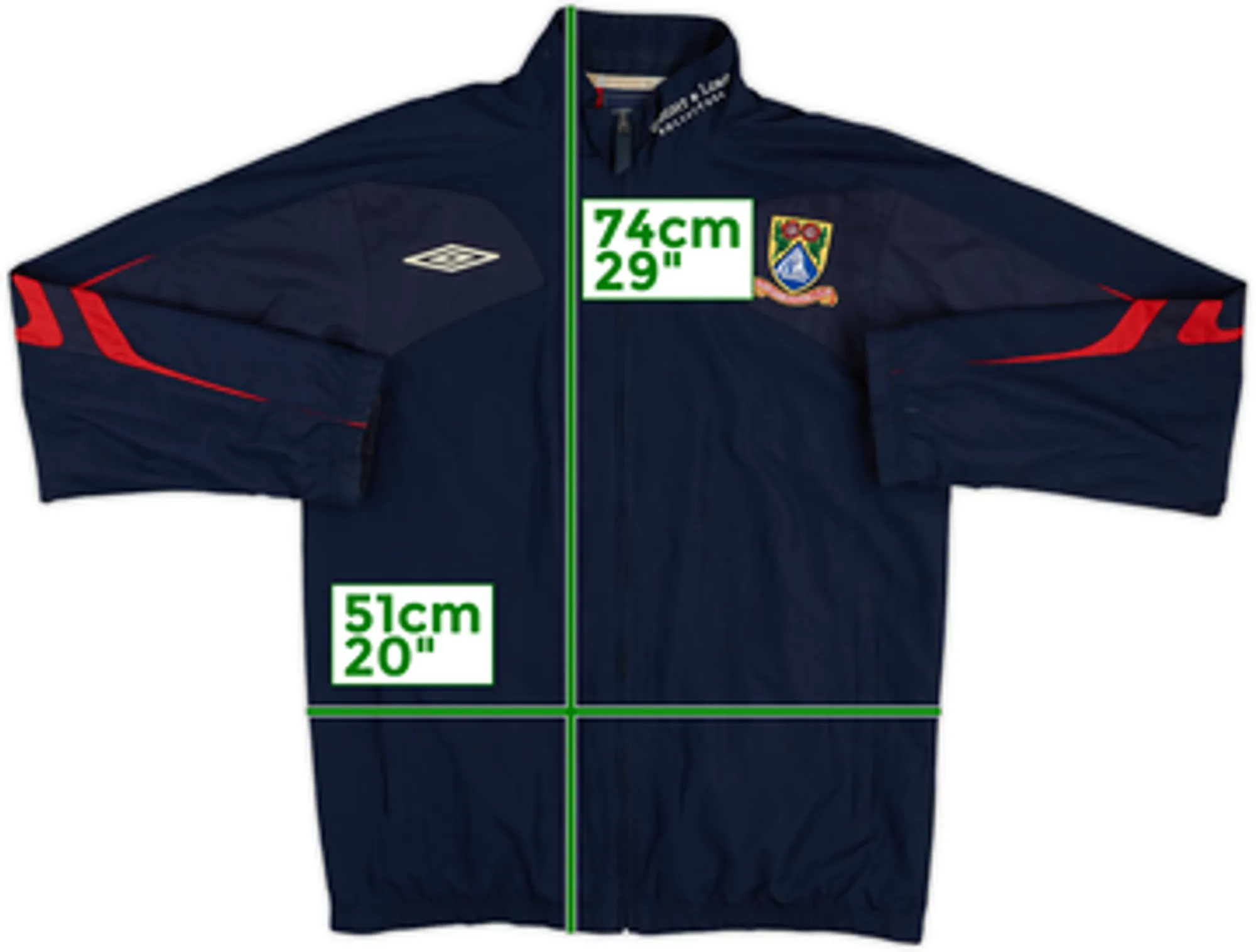 2006-07 Morecambe Umbro Track Jacket - 7/10 - (S)