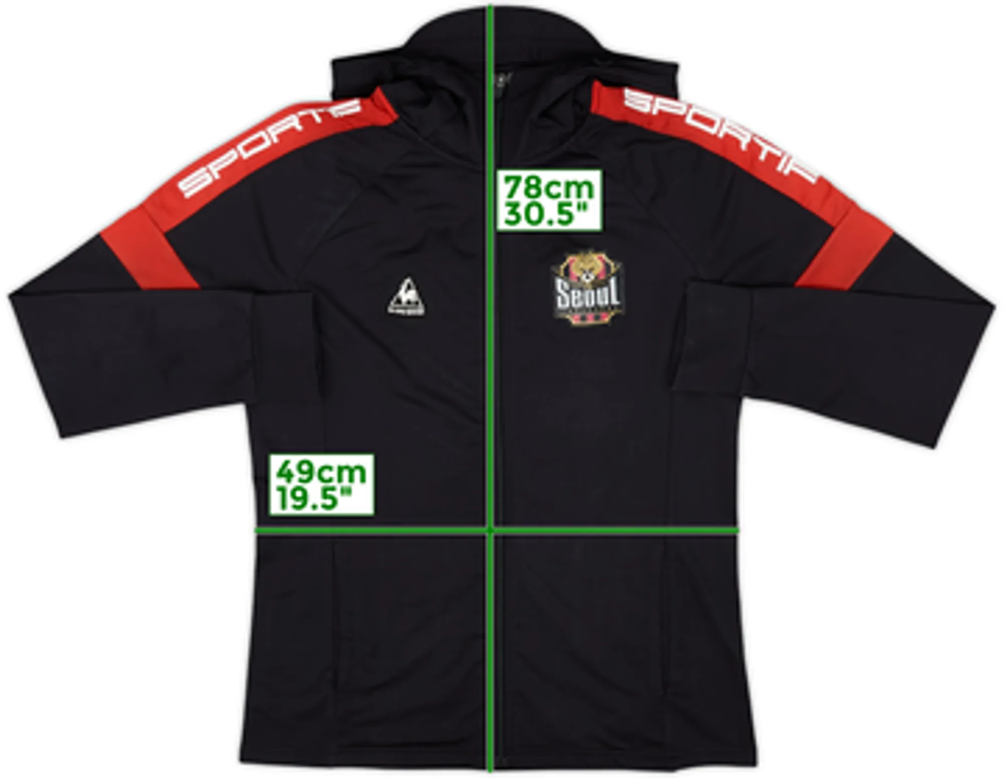 2004-05 FC Seoul Le Coq Sportif Hooded Track Jacket - 8/10 - (L)