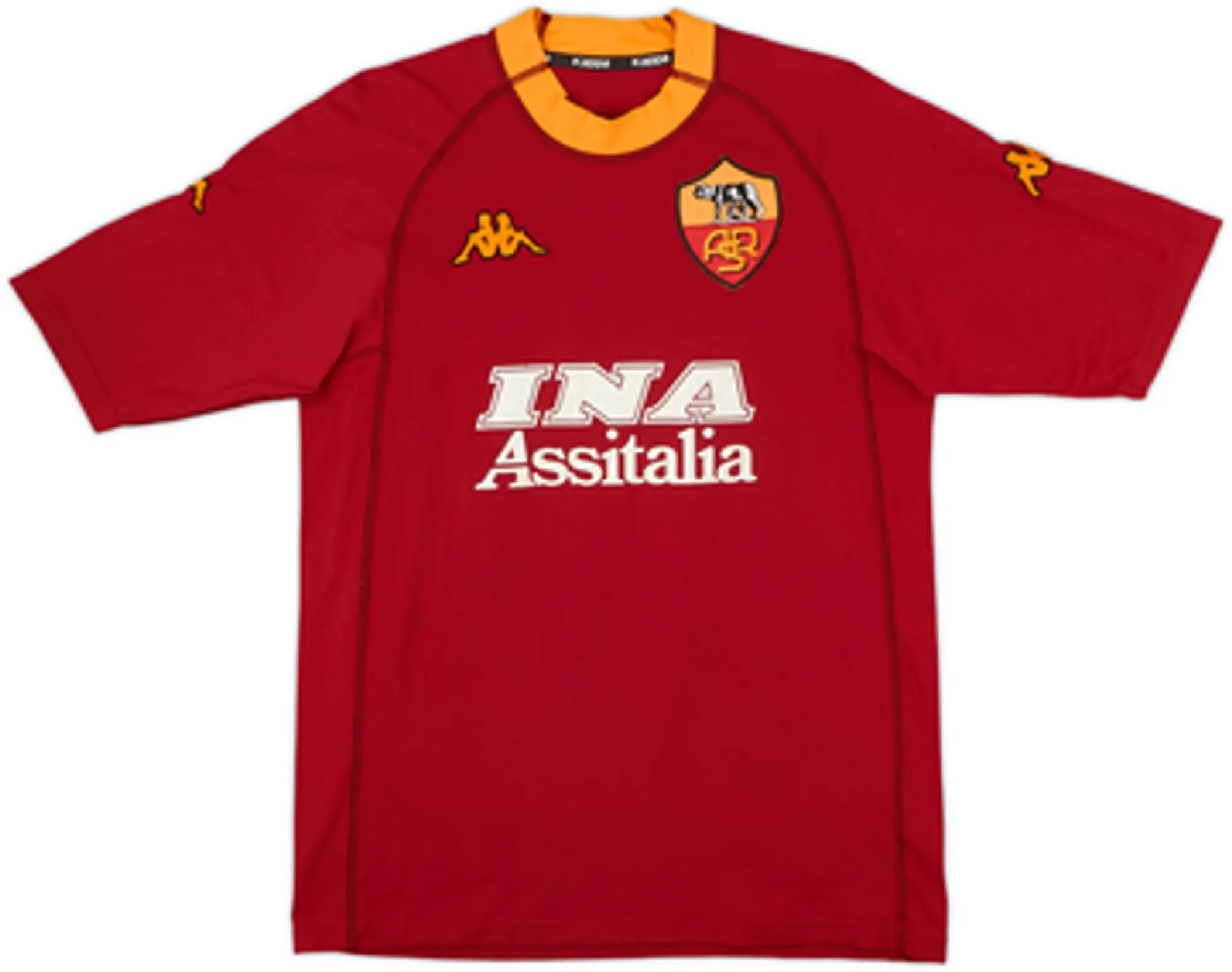 2000-01 Roma Home Shirt Totti #10 - 6/10 - (L)