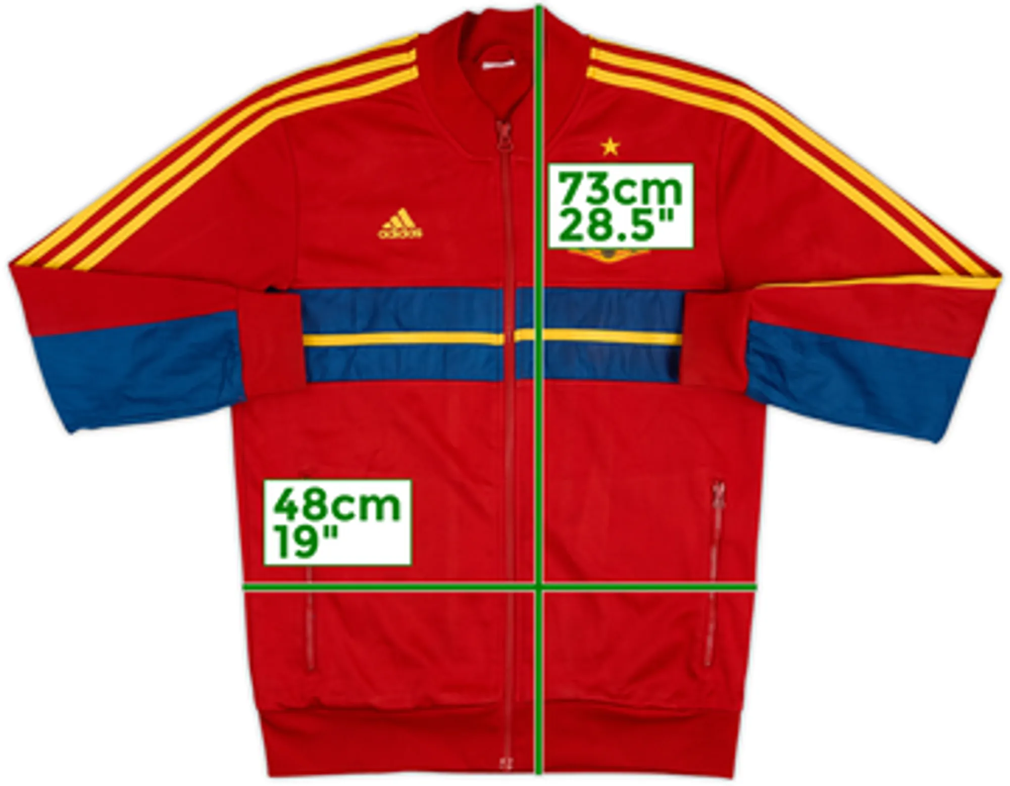 2012-14 Spain adidas Track Jacket - 8/10 - (M)