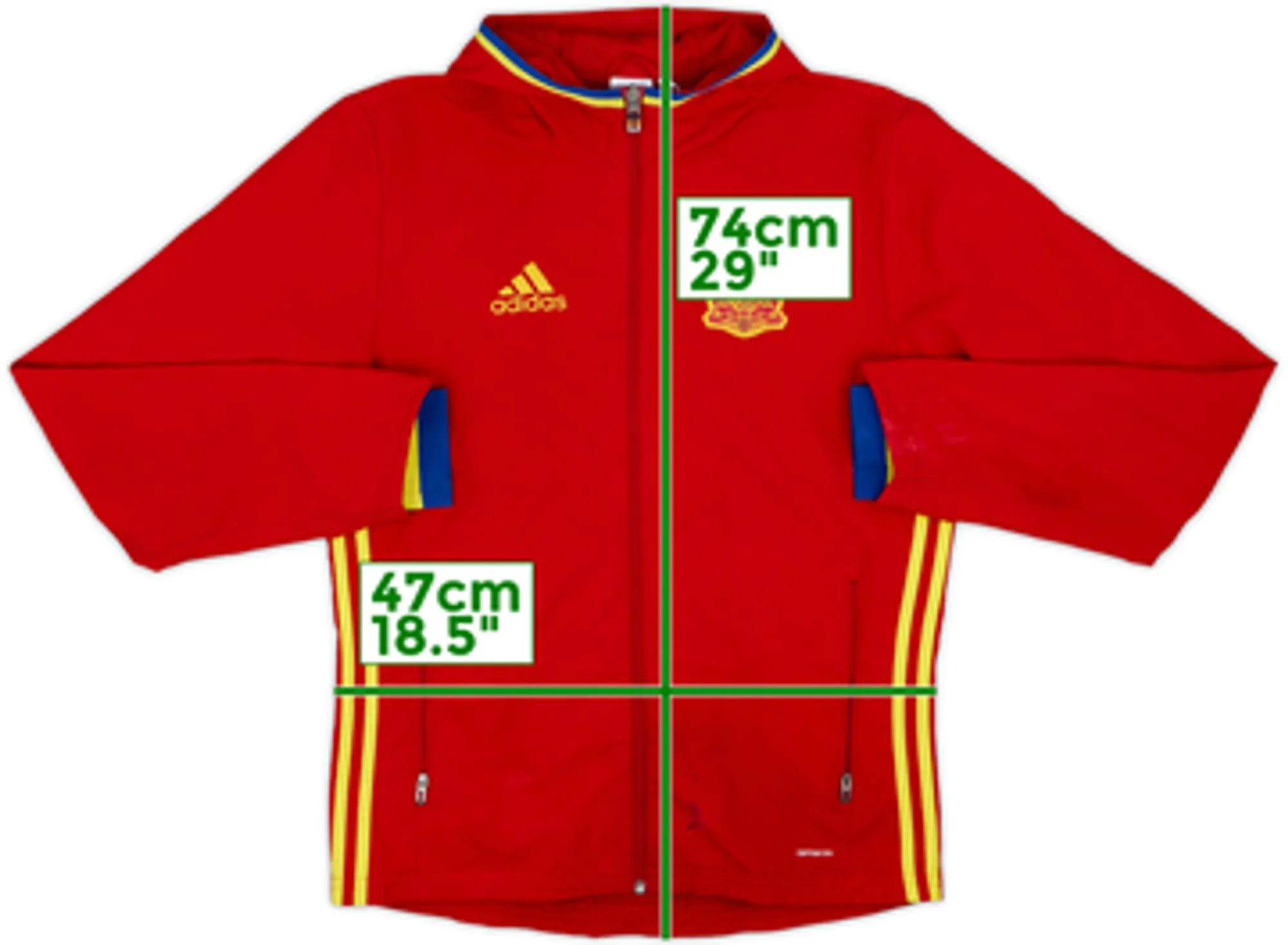 2015-16 Spain adidas Track Jacket - 6/10 - (S)