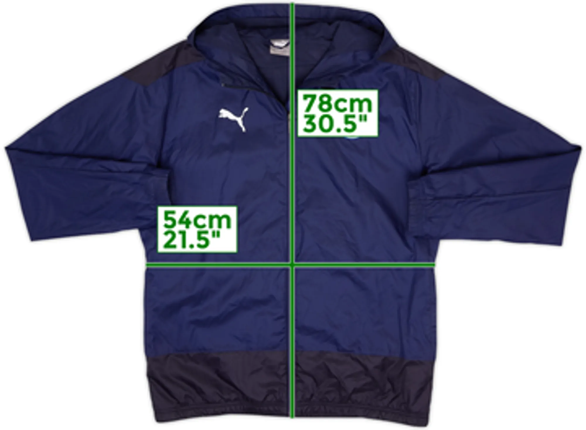 2019-20 Stockport Puma Hooded Track Jacket - 8/10 - (L)