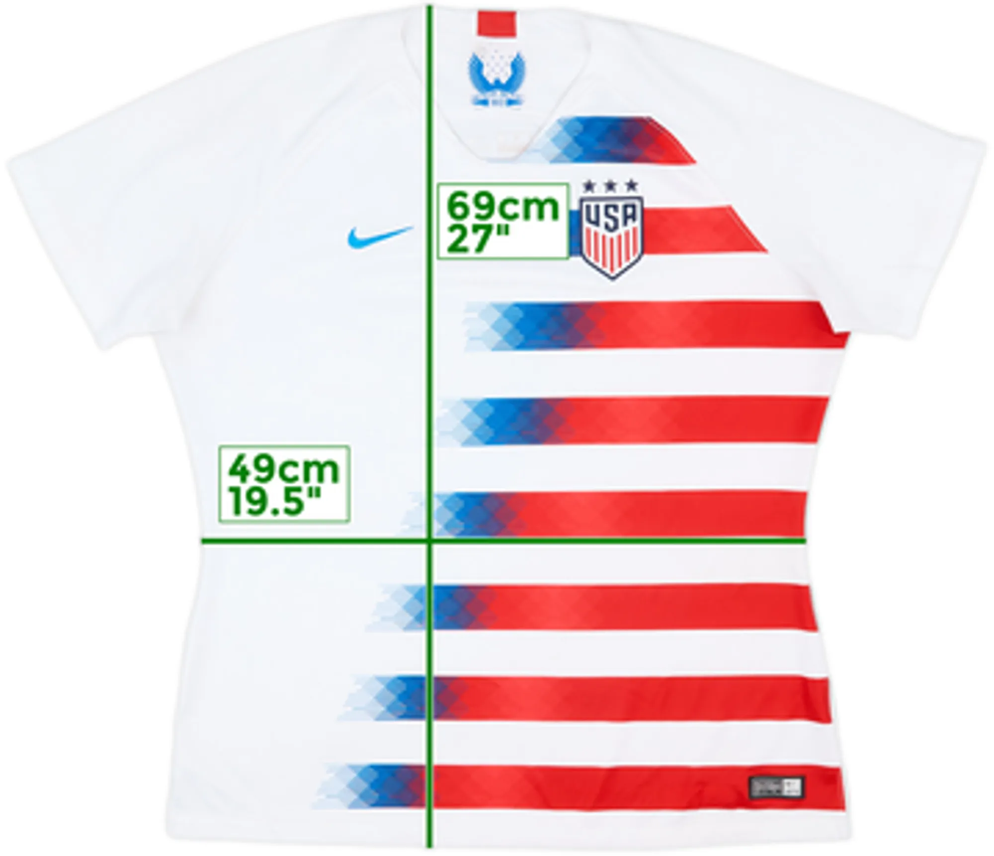 2018-20 USA Home Shirt - 7/10 - (Women's XL)