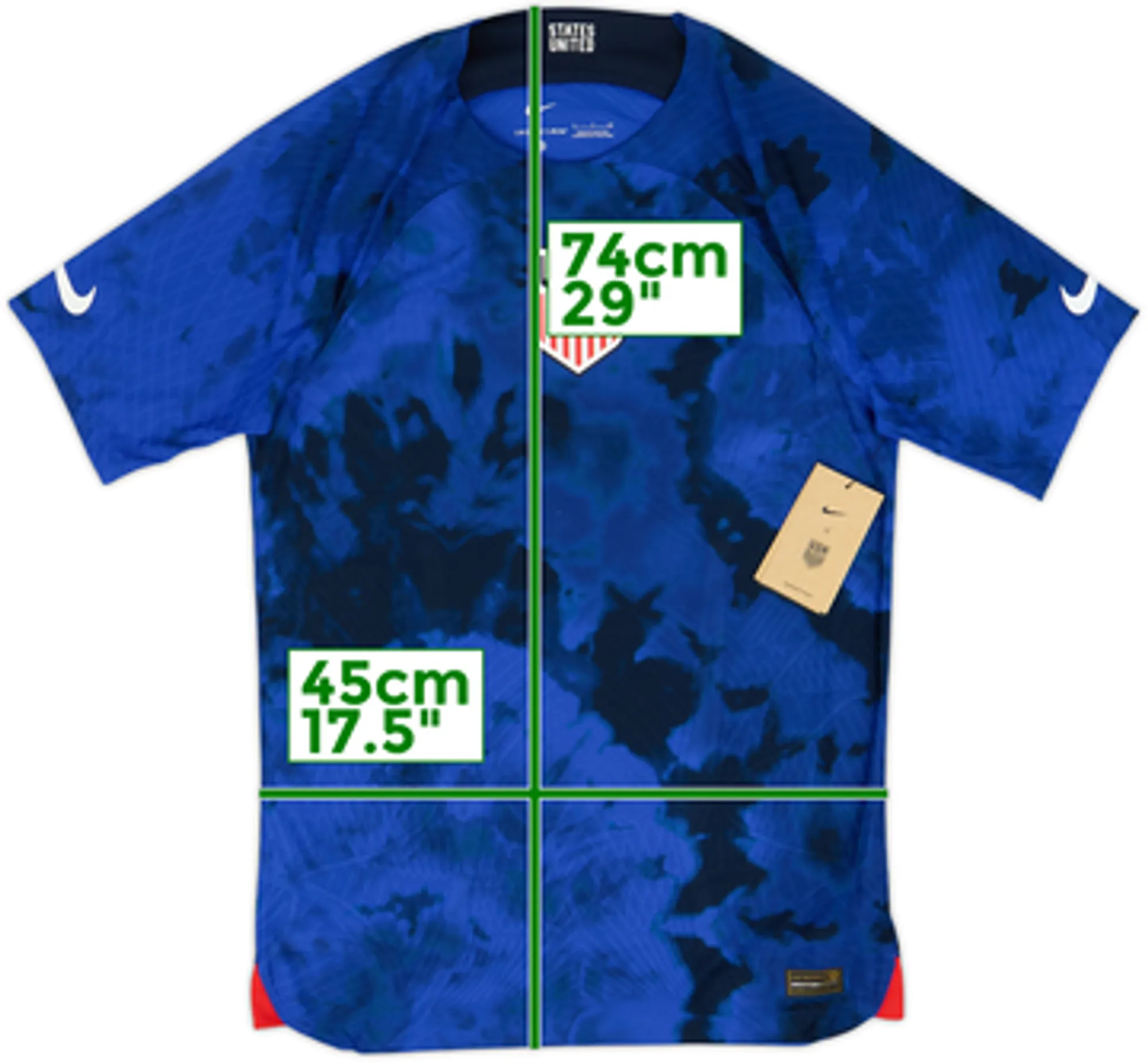 2022-23 USA Authentic Away Shirt (S)