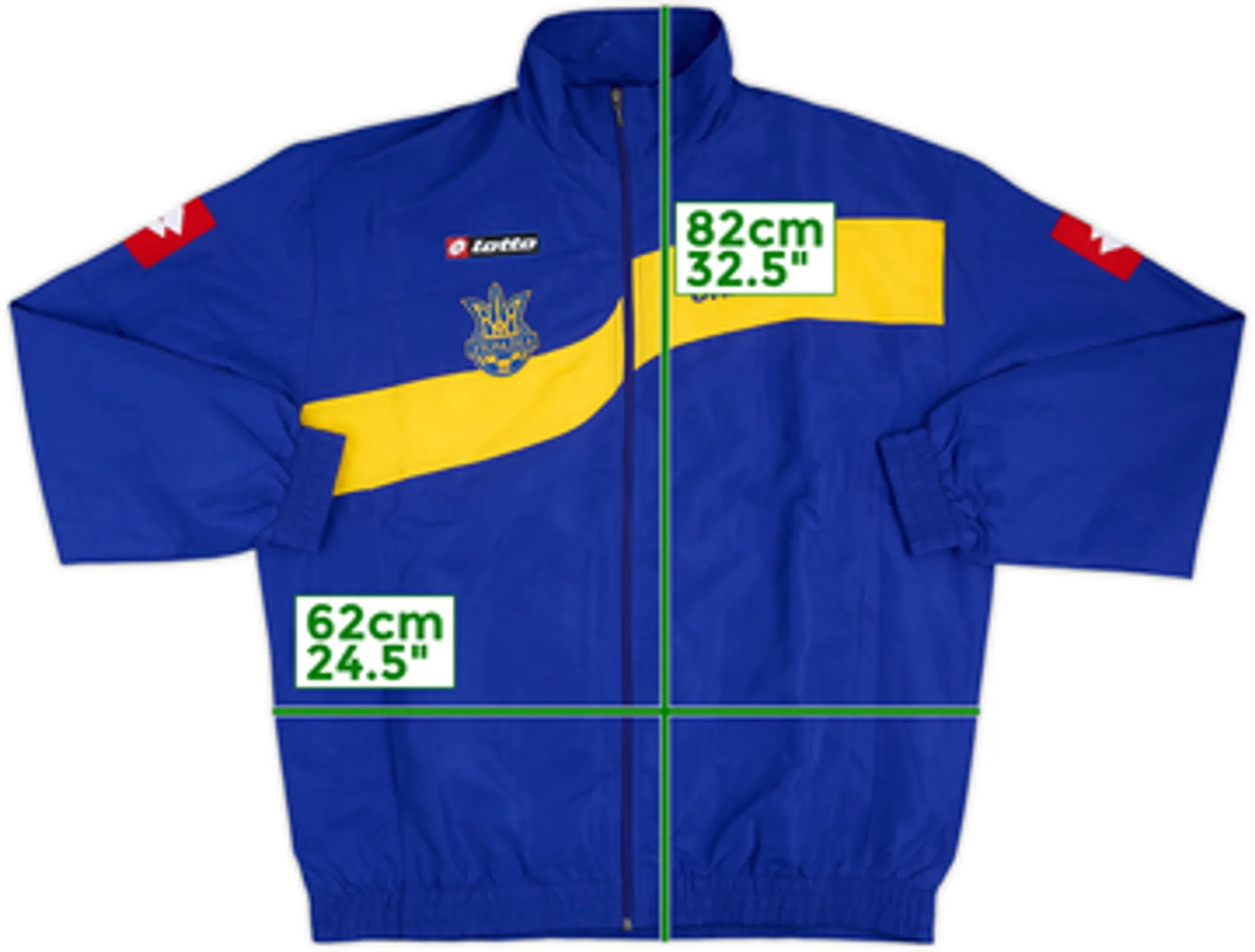 2006-08 Ukraine Lotto Track Jacket - 9/10 - (XXL)