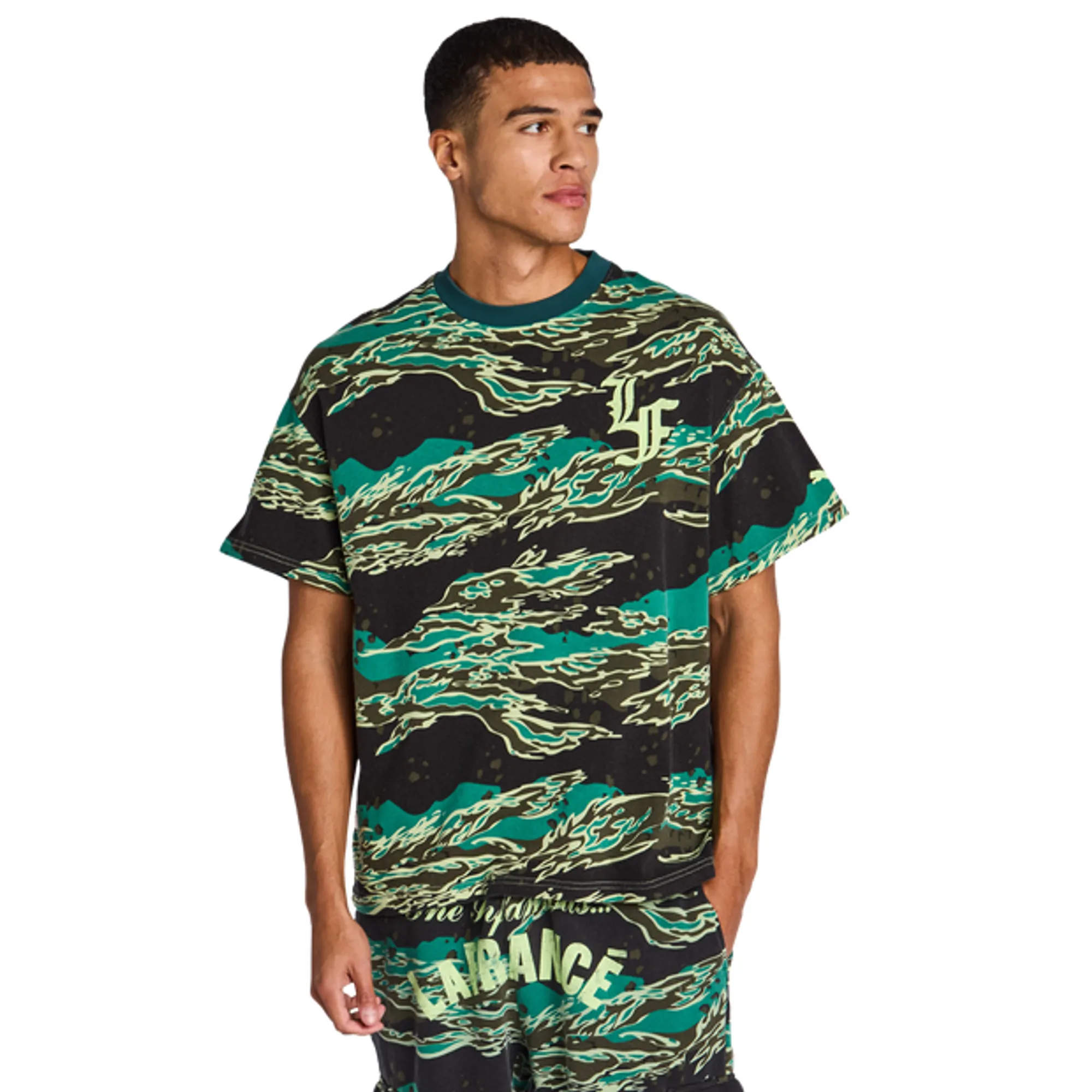 PUMA LaFrancÃ© Supply Printed Oversized T-Shirt Unisex in Green | Size Medium