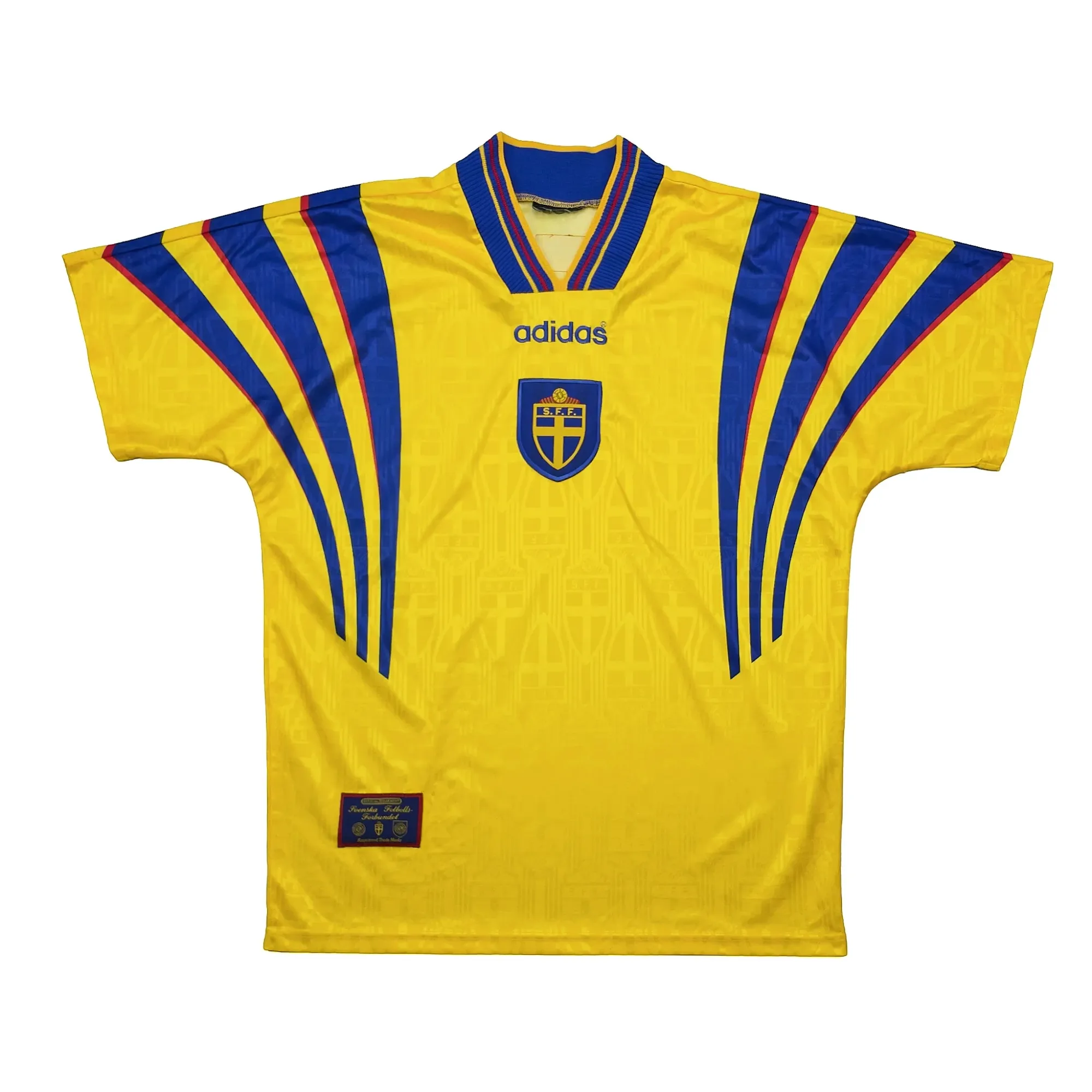1997 Sweden Home Shirt (M) Adidas | Cult Kits