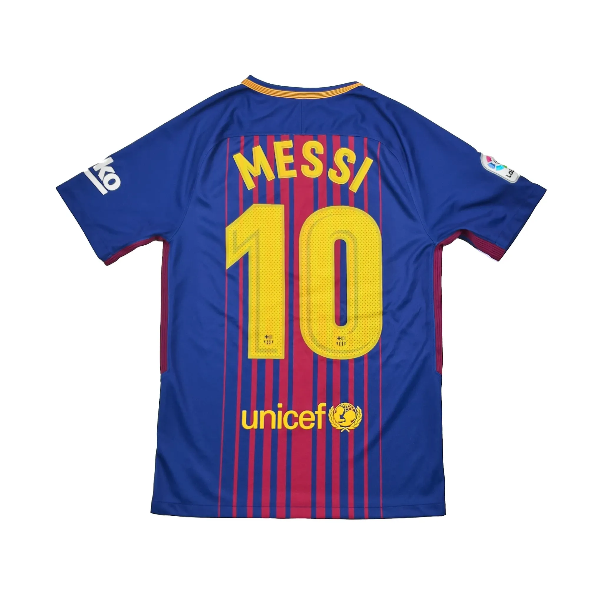 2017/18 Barcelona Messi #10 Home Shirt (S) Nike | Cult Kits