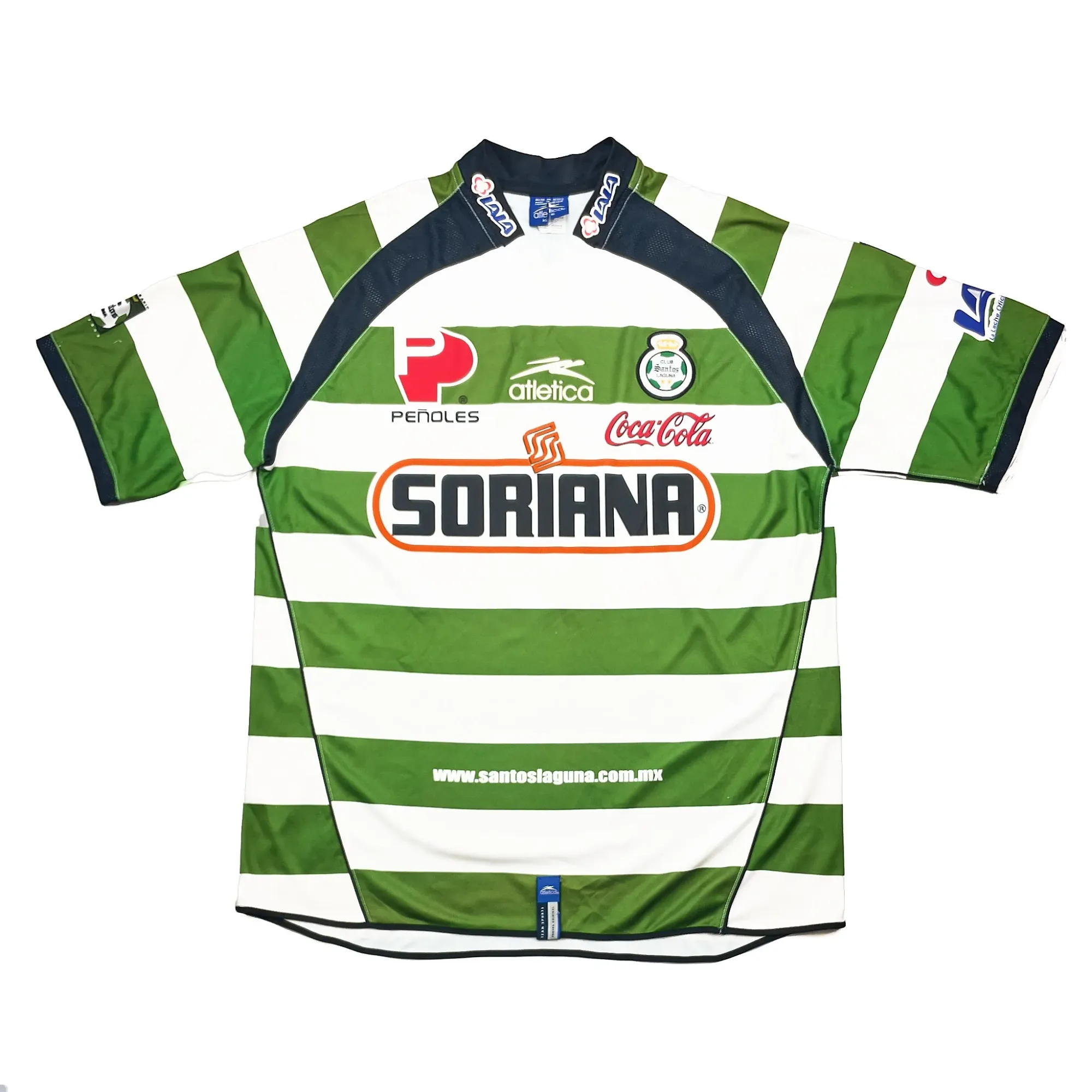 2003/04 Santos Laguna #2 Home Shirt (XL) Atletica | Cult Kits