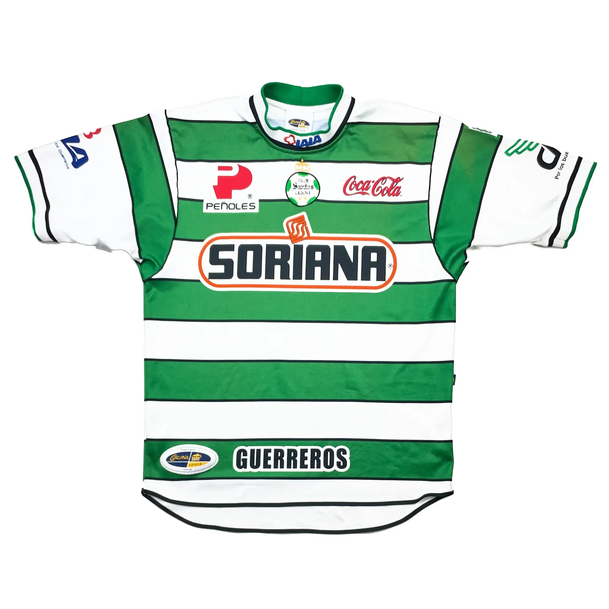 2001/02 Santos Laguna Home Shirt (L) Corona Sport | Cult Kits