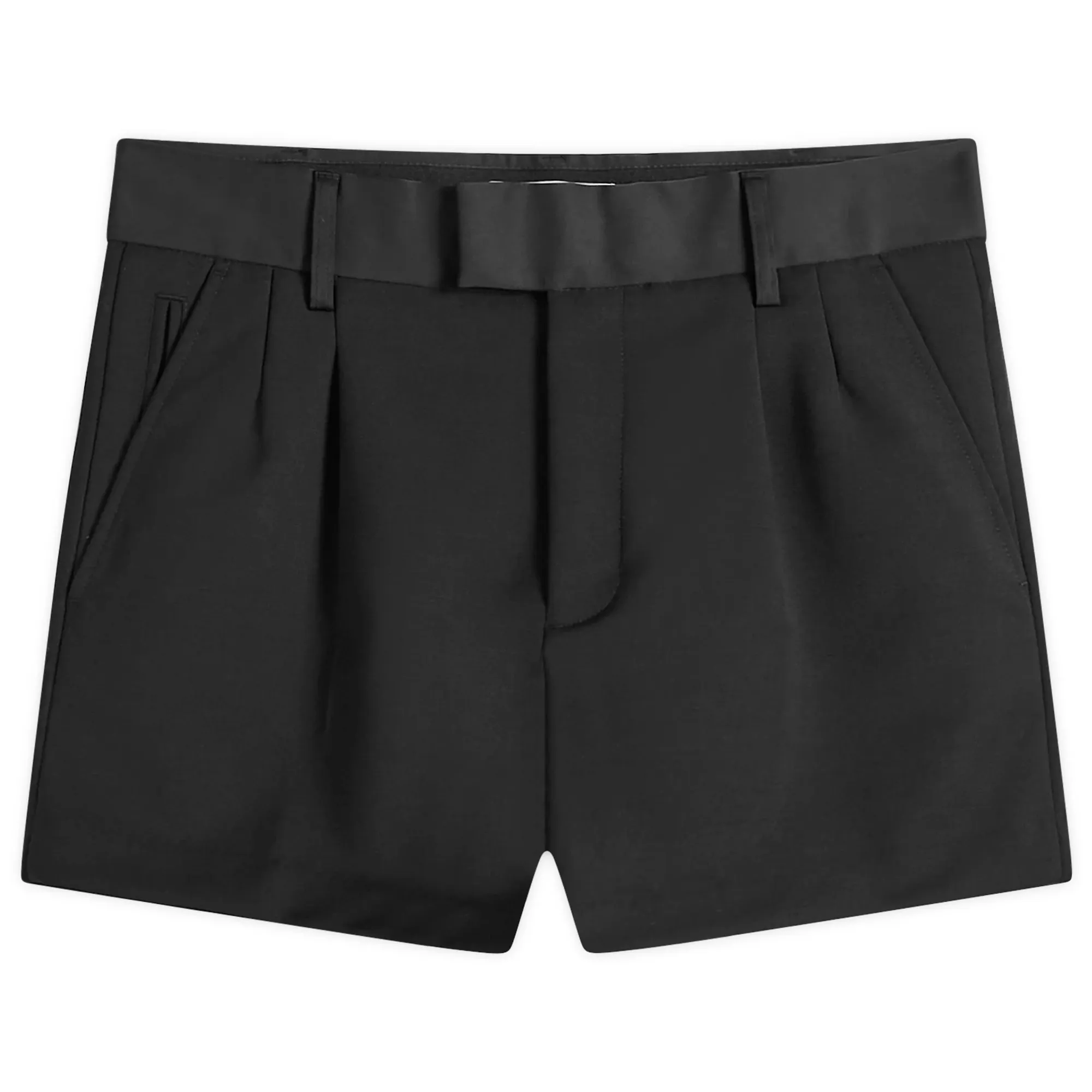 Entire Studios Men's Compact Shorts Black Wool