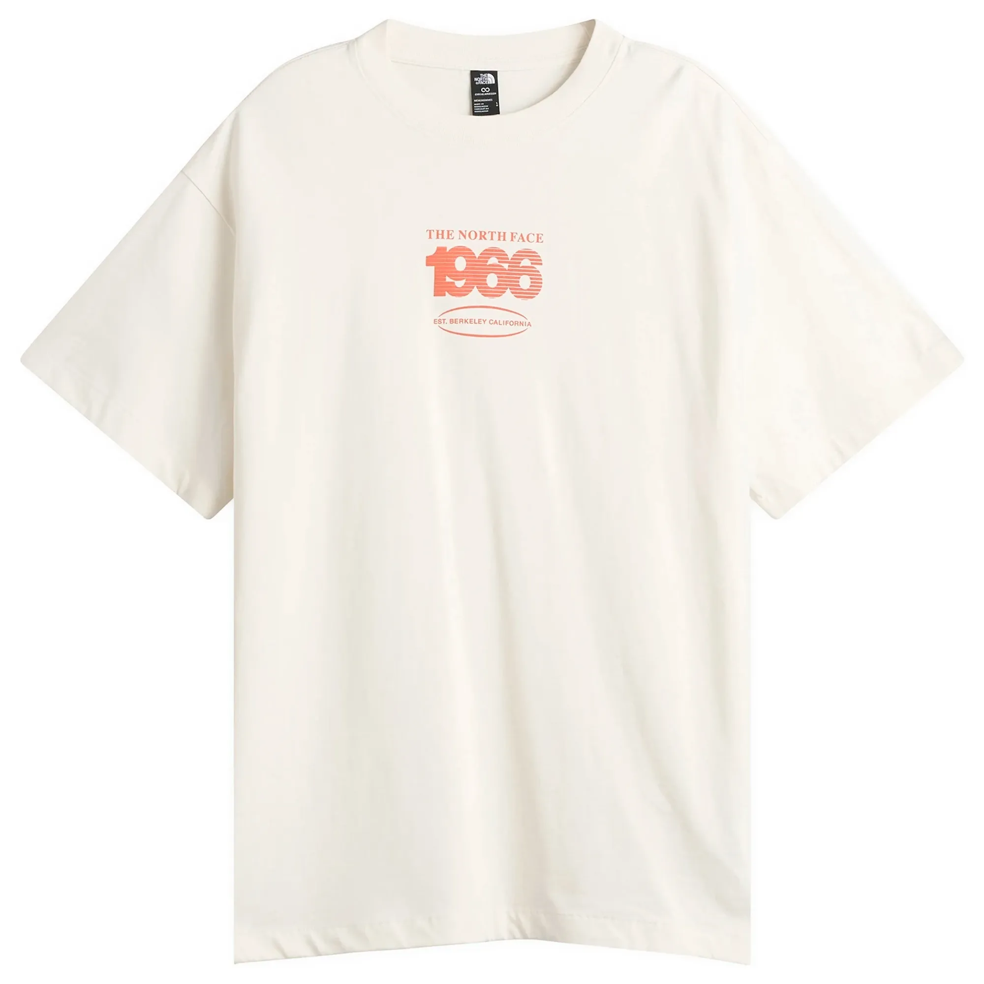 The North Face Men's Track Relaxed T-Shirt White Dune