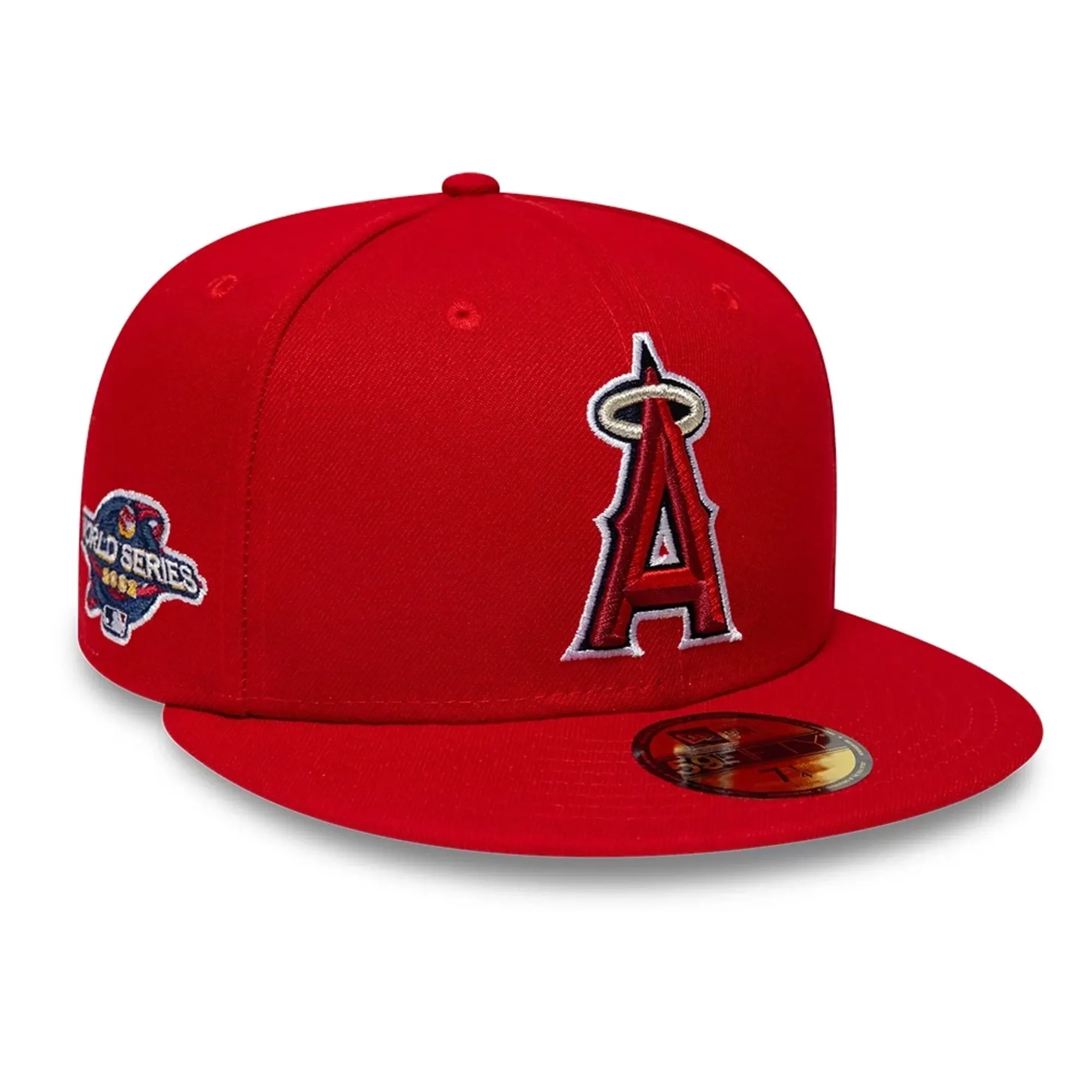 LA Angels MLB Sidepatch Red 59FIFTY Fitted Cap New Era Cap adult unisex