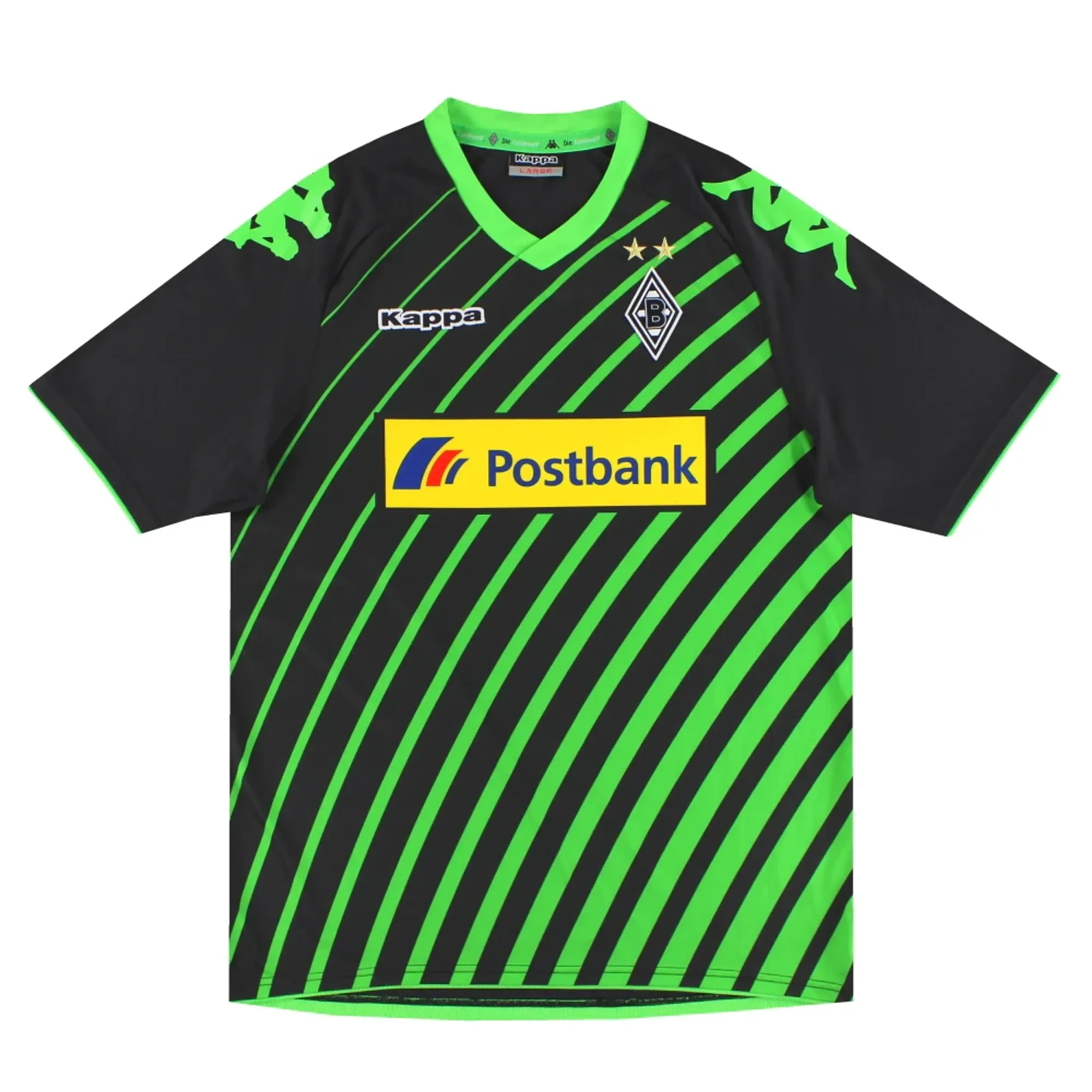 2013-14 Borussia Monchengladbach Kappa Third Shirt L - Other German Clubs / Excellent 
