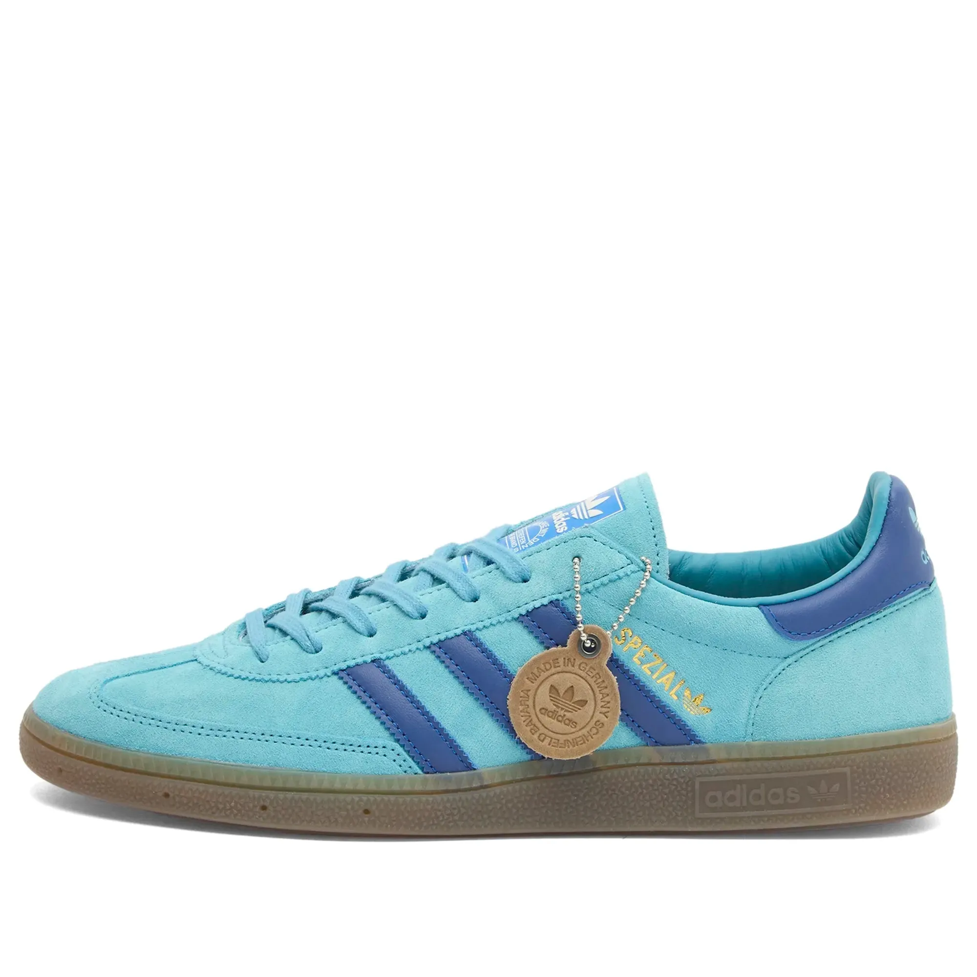 adidas Originals Adidas Men's Handball Spezial Mig Sneaker Tactile Steel/Team Royal Blue/Gum