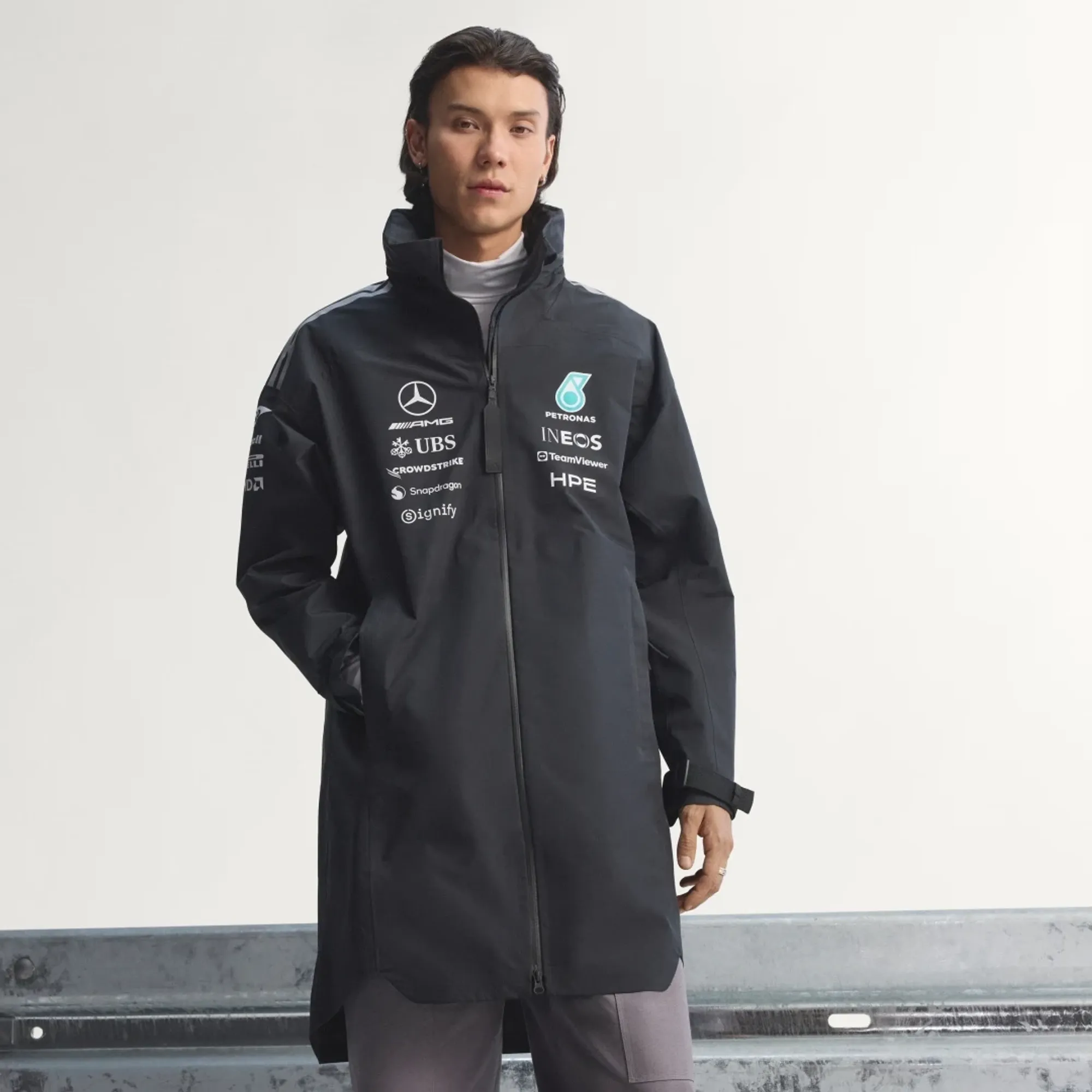 adidas MERCEDES - AMG PETRONAS FORMULA 1 TEAM ENGINEERS RAIN PARKA