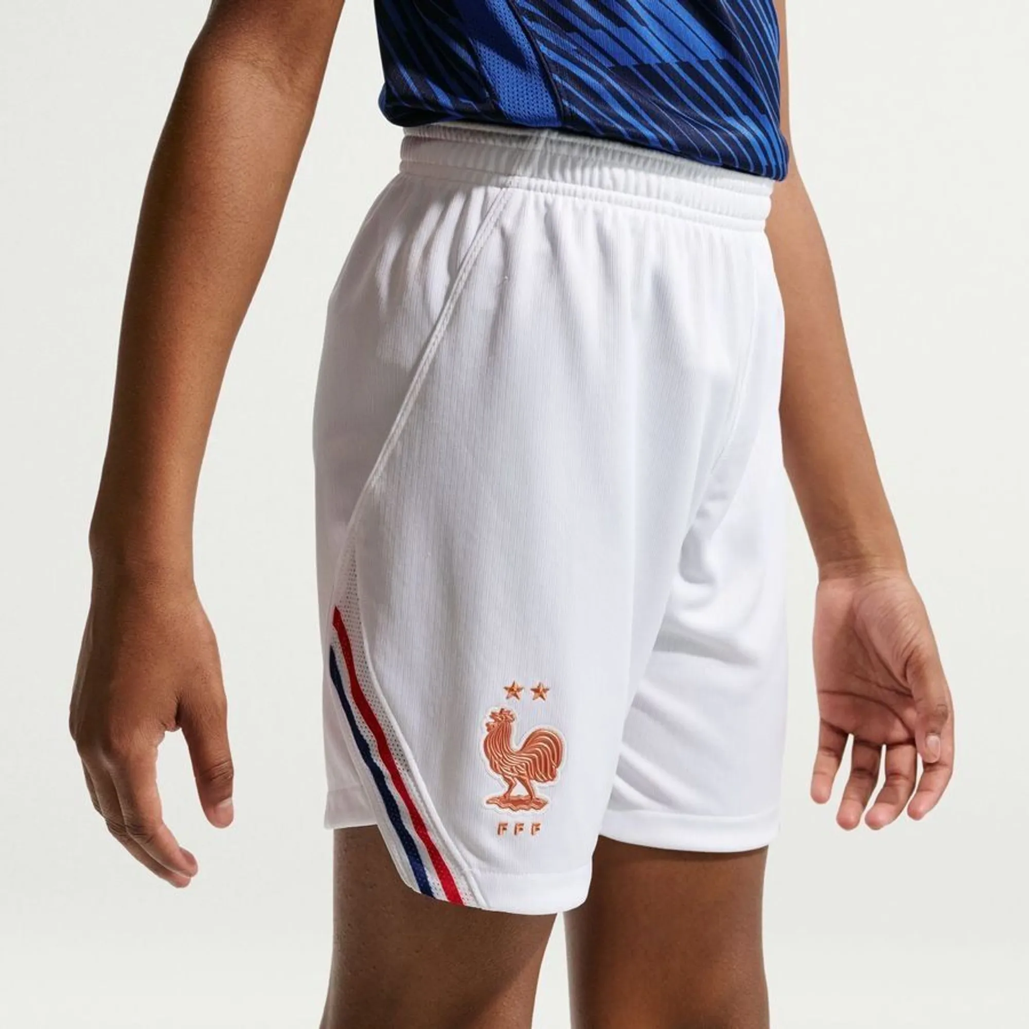 France Home Shorts World Cup 2026 Kids - ['White']
