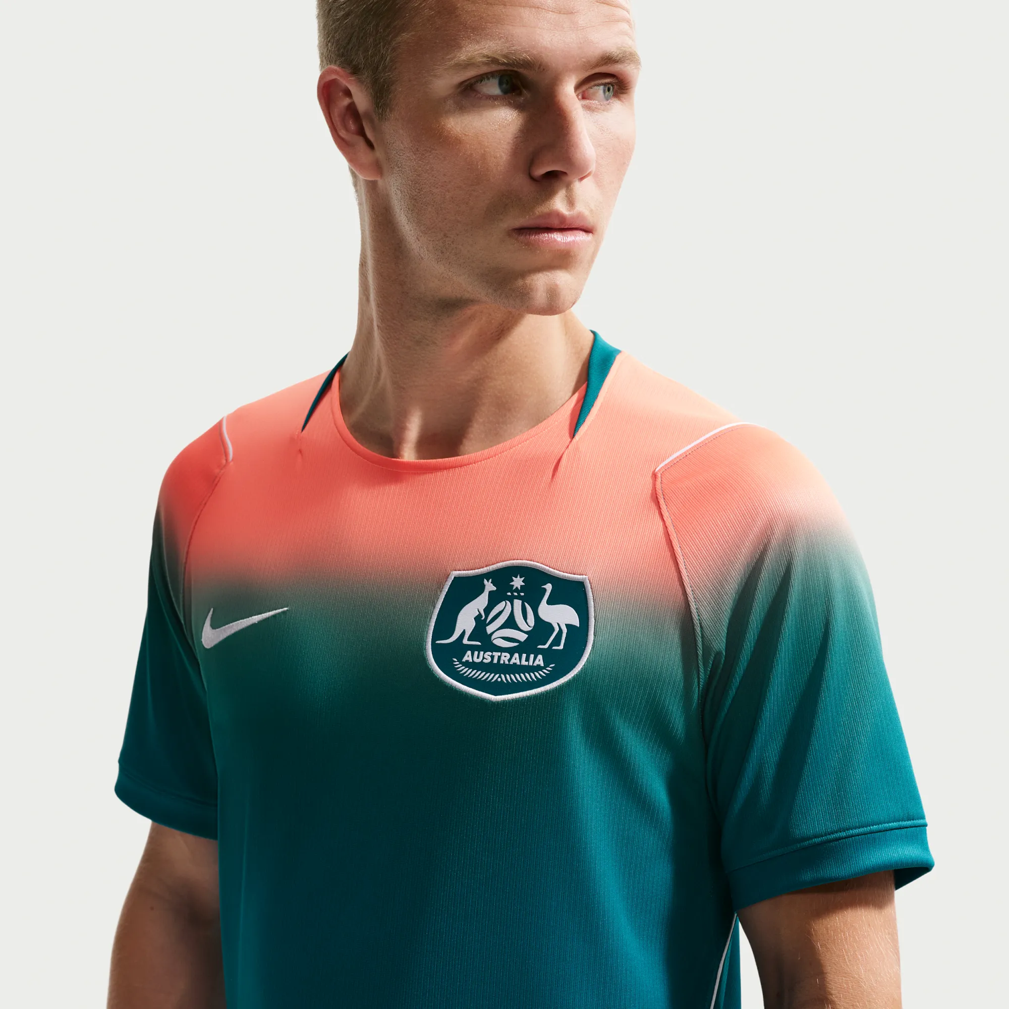Australia 2026 Stadium Away Men's Nike Dri-FIT Soccer Replica Jersey - Blue - Polyester
