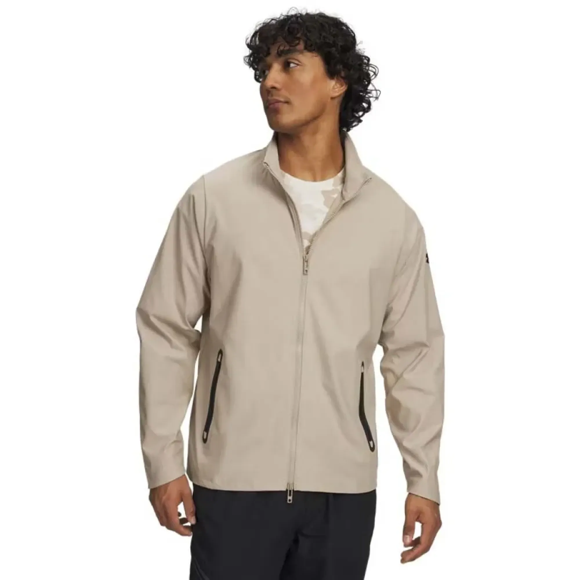 Under Armour  Unstoppable Men's Non-Hooded Full-Zip City Khaki / Black L
