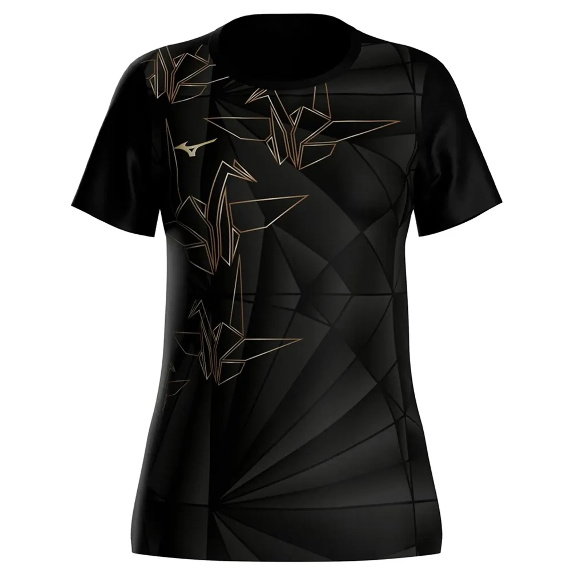 Mizuno Active Dryaeroflow Graphic Origami Short Sleeve T-shirt