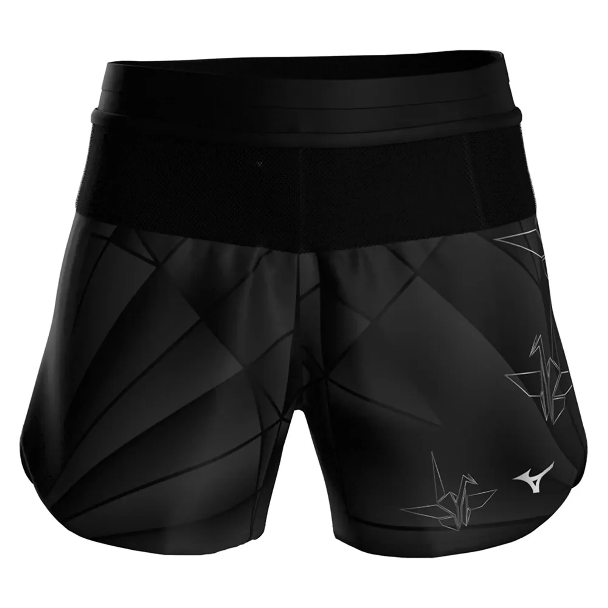 Mizuno Active Graphic Multi Pocket 4in Origami Shorts