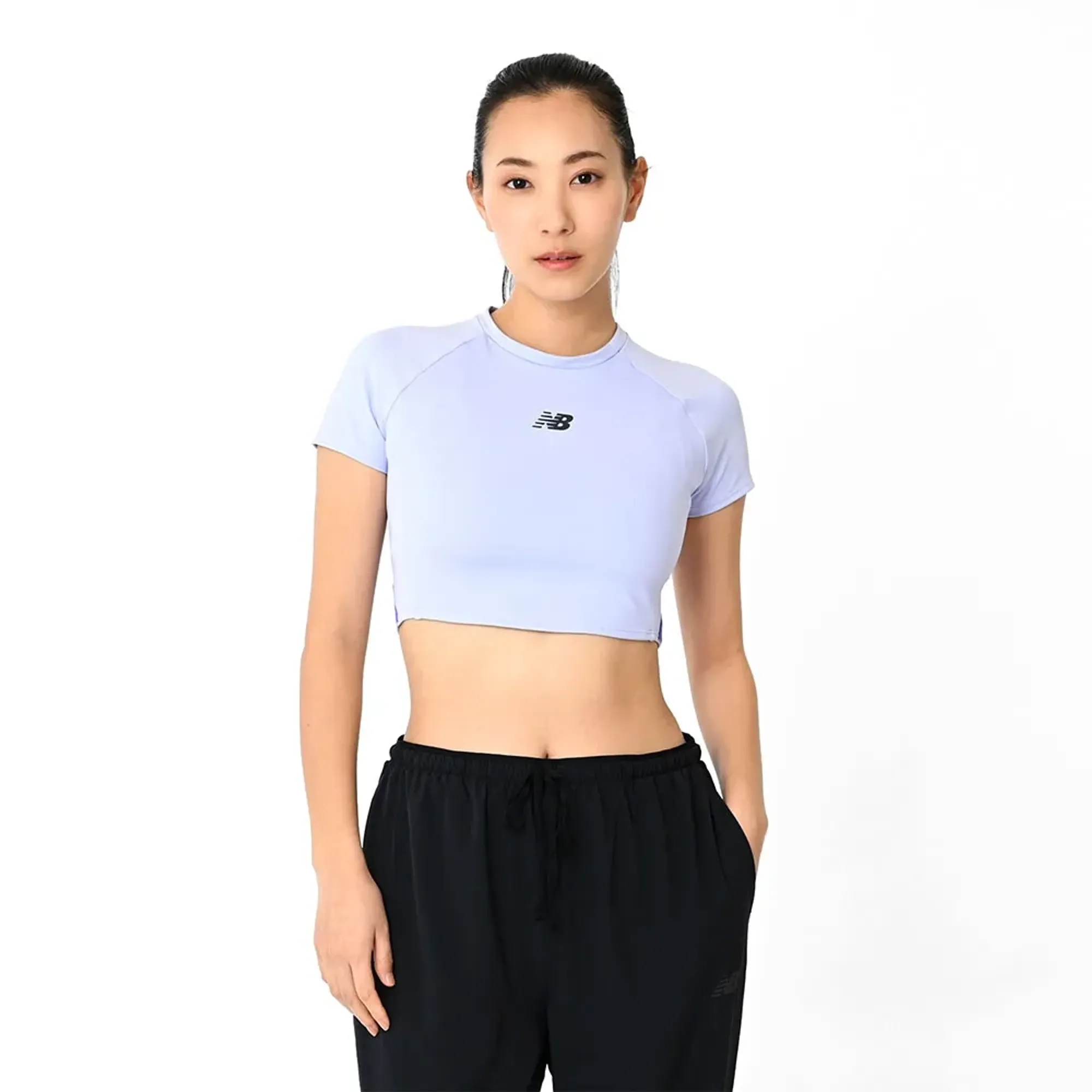 New Balance Fast Days Cropped Short Sleeve T-shirt