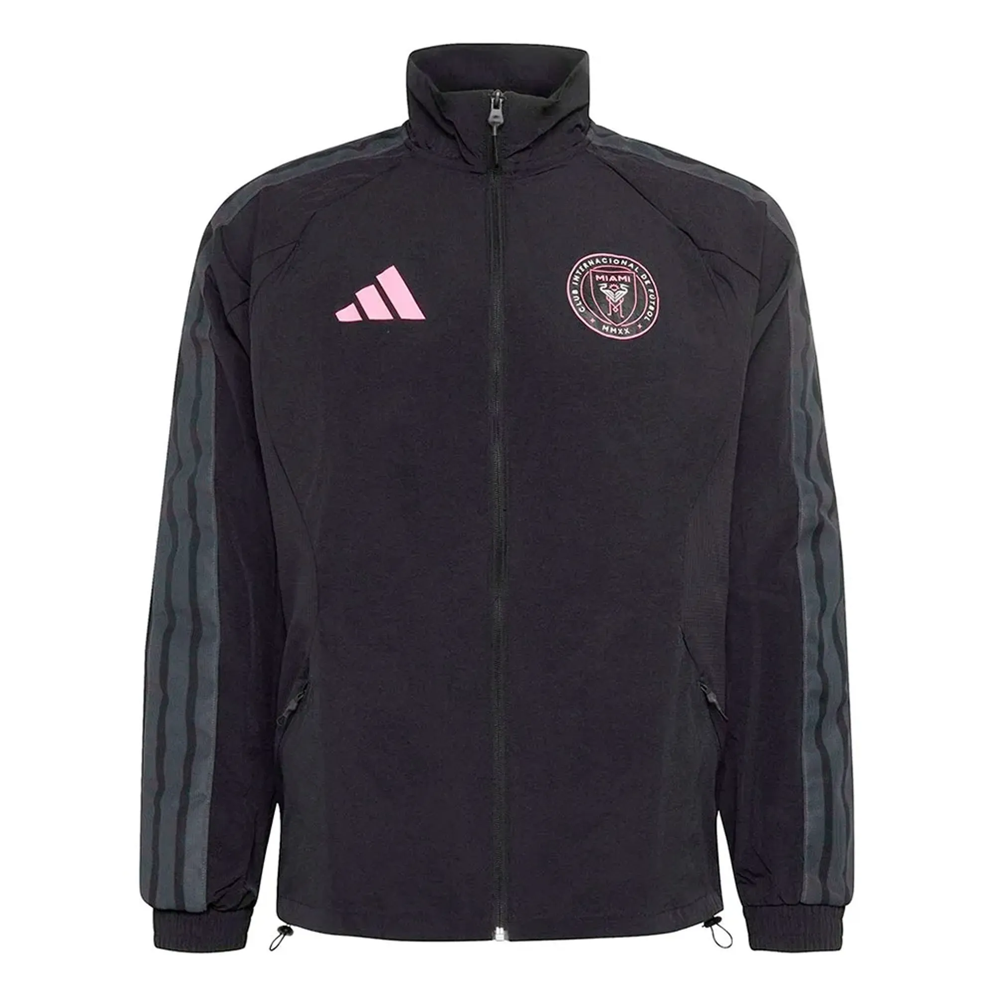 Adidas Inter Miami Cf Anthem Full Zip Sweatshirt
