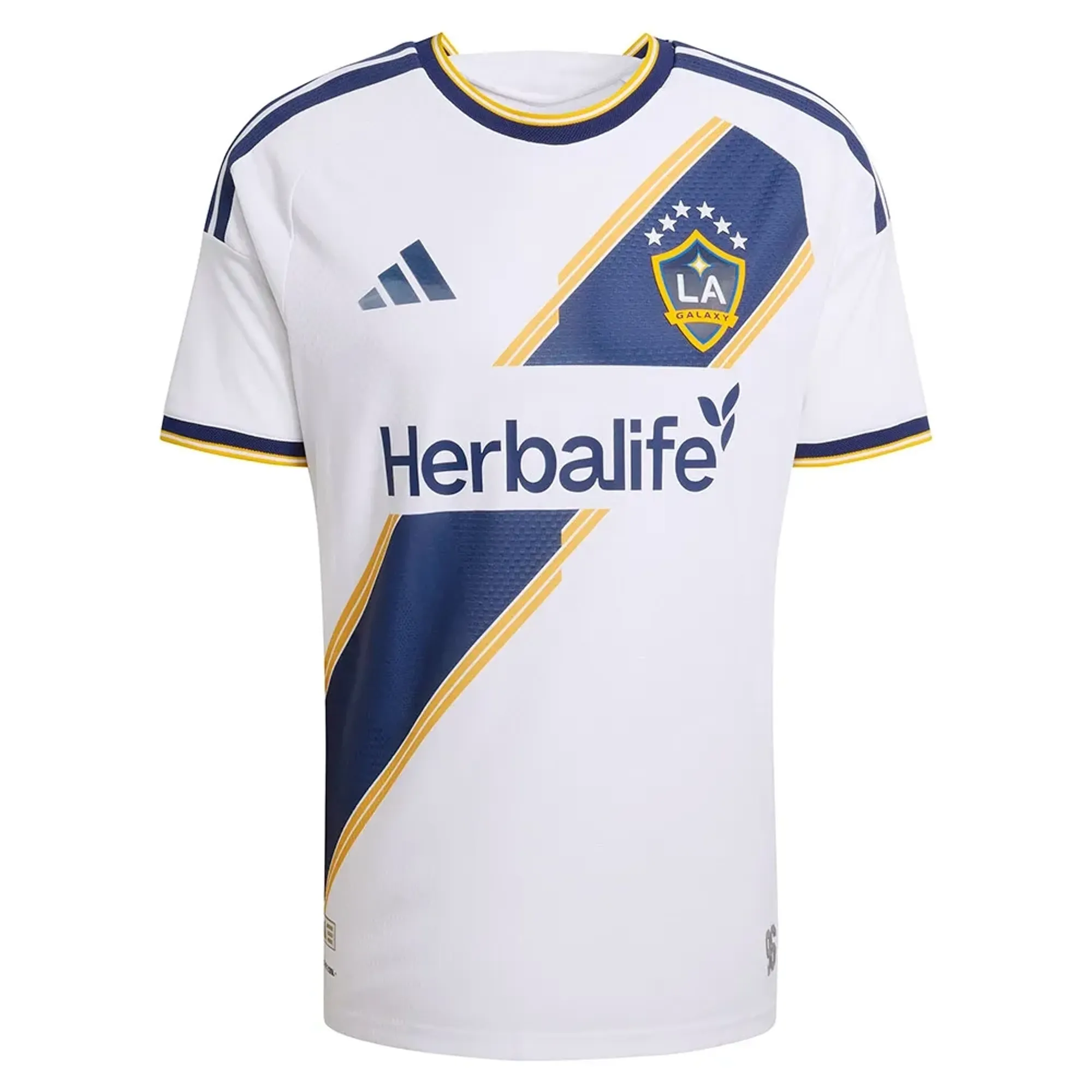 Adidas La Galaxy 26/27 Authentic Home Short Sleeve T-shirt